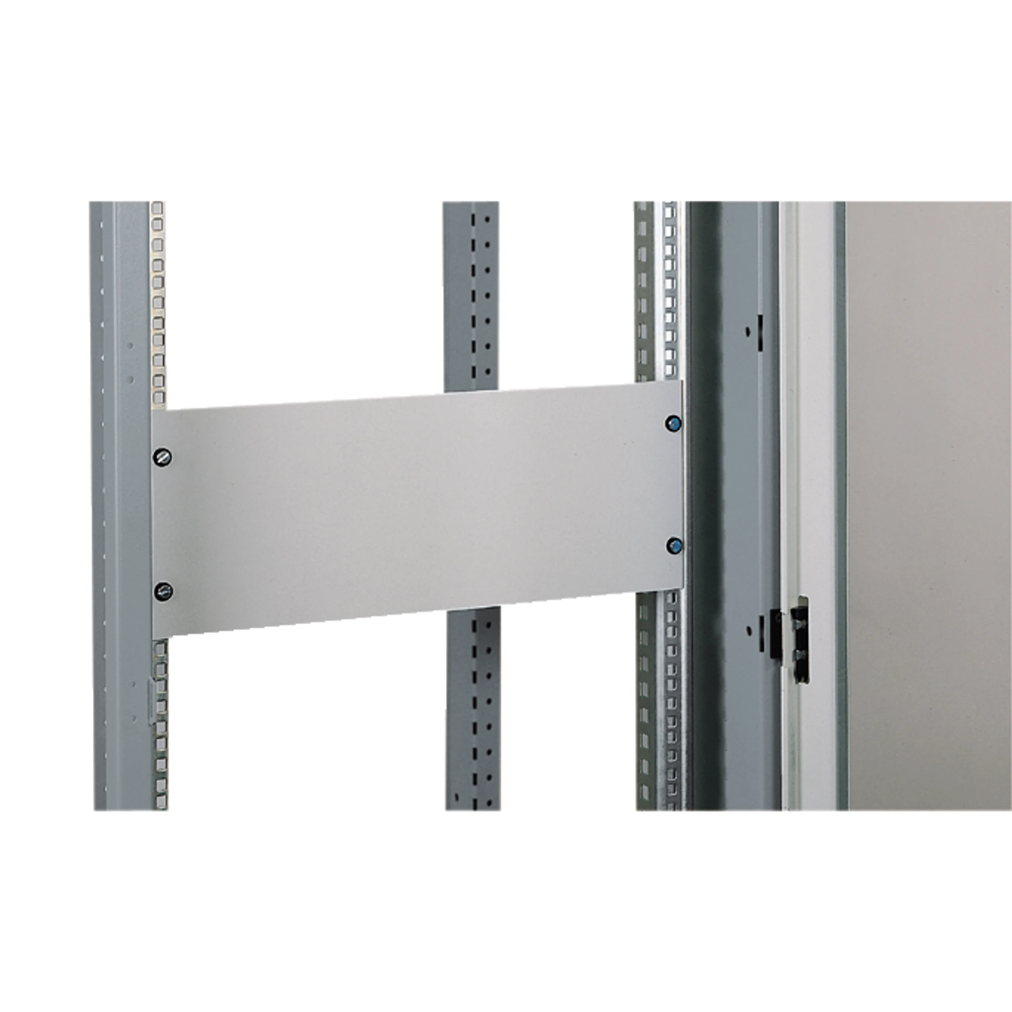 Schneider Electric NSYCRTM9U Actassi, 19" Blanking Plate, 9U, Steel, RAL7035, 15/10mm (img_001)