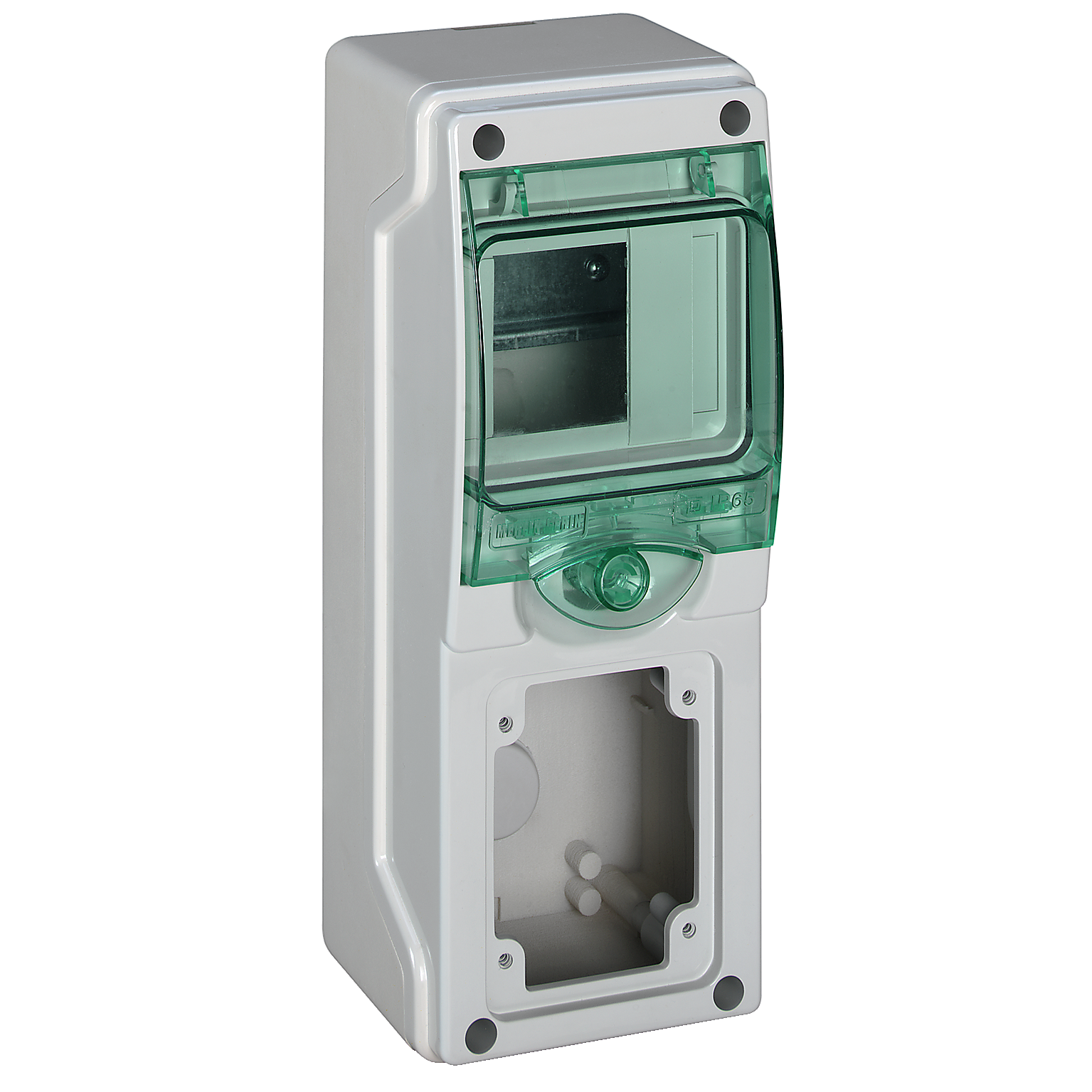Schneider Electric Kaedra Mini Enclosure, 1 Mounting Position for Outlet 65x85mm, 4 TE Schneider Electric Kaedra Mini Enclosure, 1 Mounting Position for Outlet 65x85mm, 4 TE