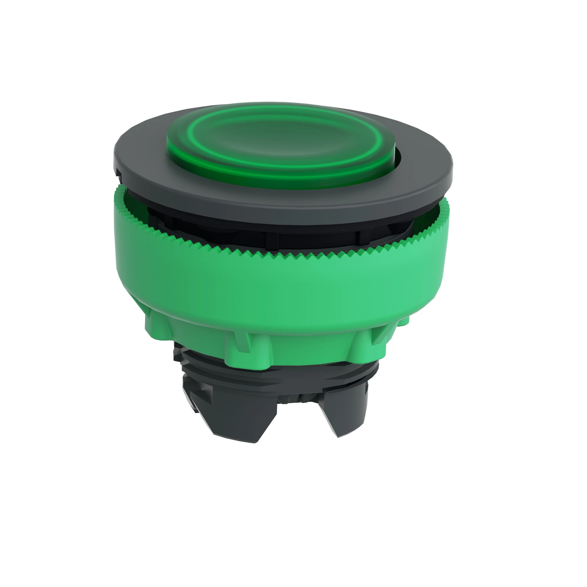 Schneider Electric ZB5FW133 Illuminated Pushbutton, Front Element, Harmony XB5F, Plastic, 30mm, Green, Projecting, for Universal LED (img_006)