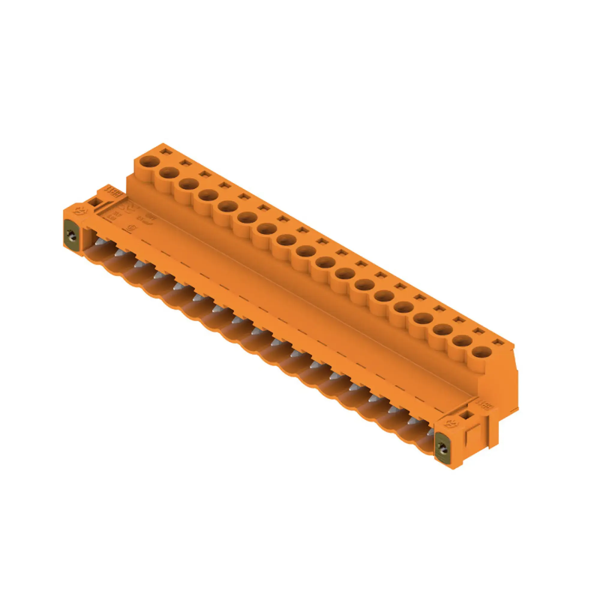 Weidmüller 2599760000 PCB connector (wire connection), 320 V, 21.5 A, Pitch in mm: 5.08, 3.31 mm², Number of poles: 18, Clamping yoke connection, Box (img_001)