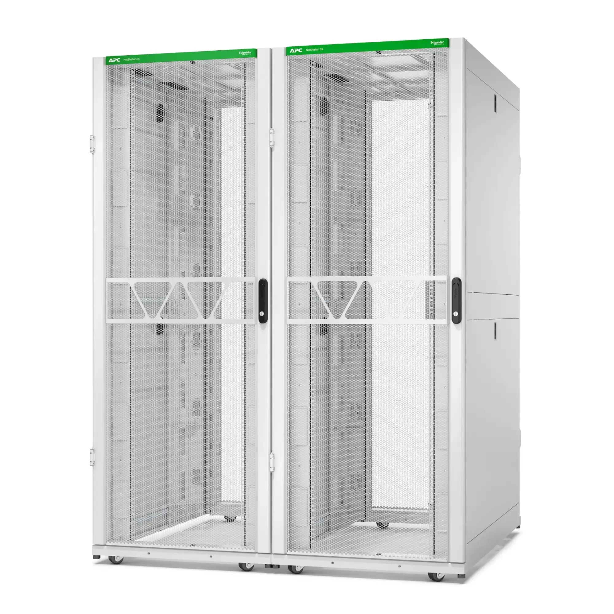 APC AR3350W2 APC NetS HElter SX Server Rack Gen 2, 42 HE, 1991H x 750W x 1200D mm, mit Seitenwänden, Weiß (img_012) APC AR3350W2 APC NetS HElter SX Server Rack Gen 2, 42 HE, 1991H x 750W x 1200D mm, mit Seitenwänden, Weiß (img_012)