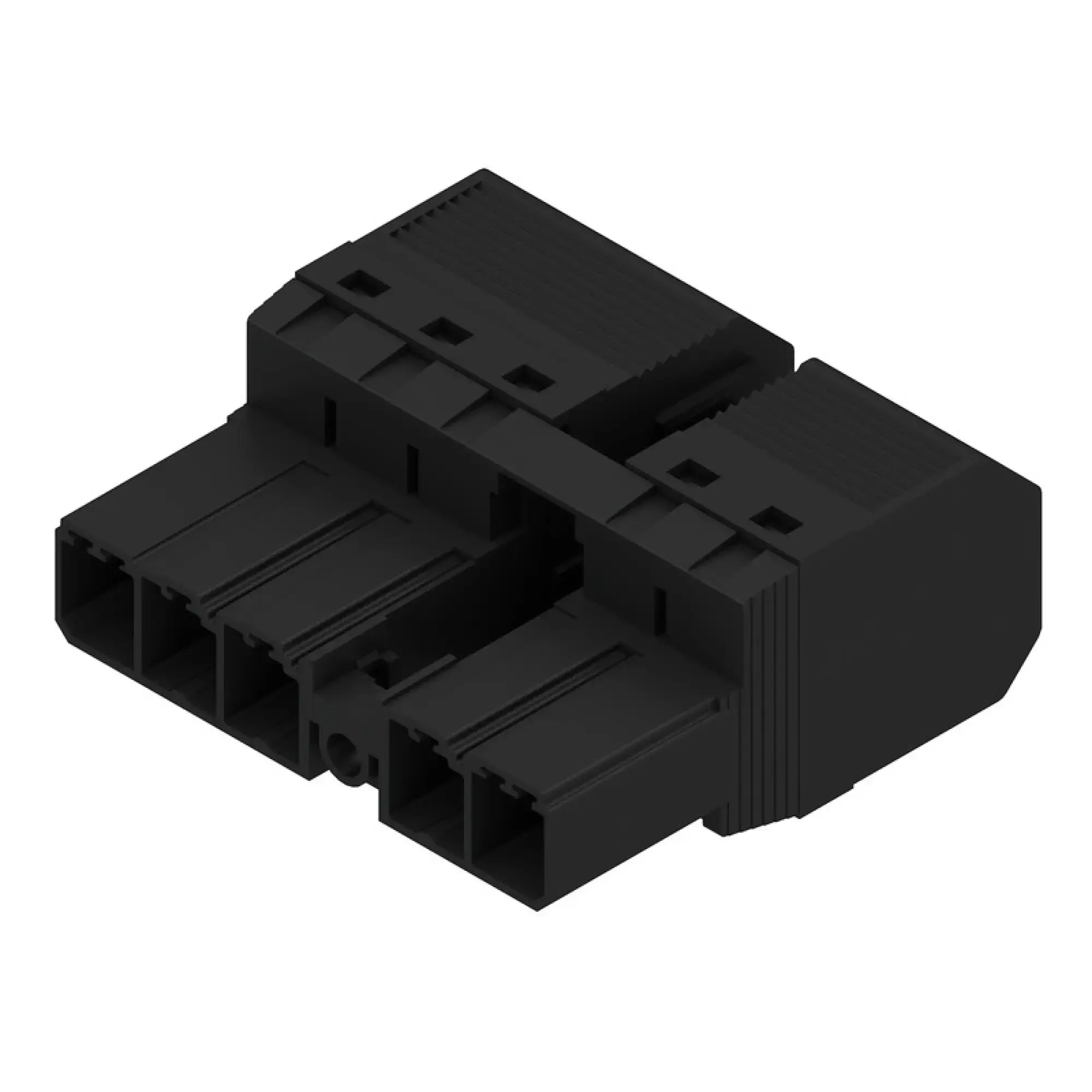 Weidmüller 1061070000 PCB connector (wire connection), 800 V, 57 A, Pitch in mm: 7.62, 10 mm², Number of poles: 5, PUSH IN without actuator, Tension-clamp connection, Box (img_001)