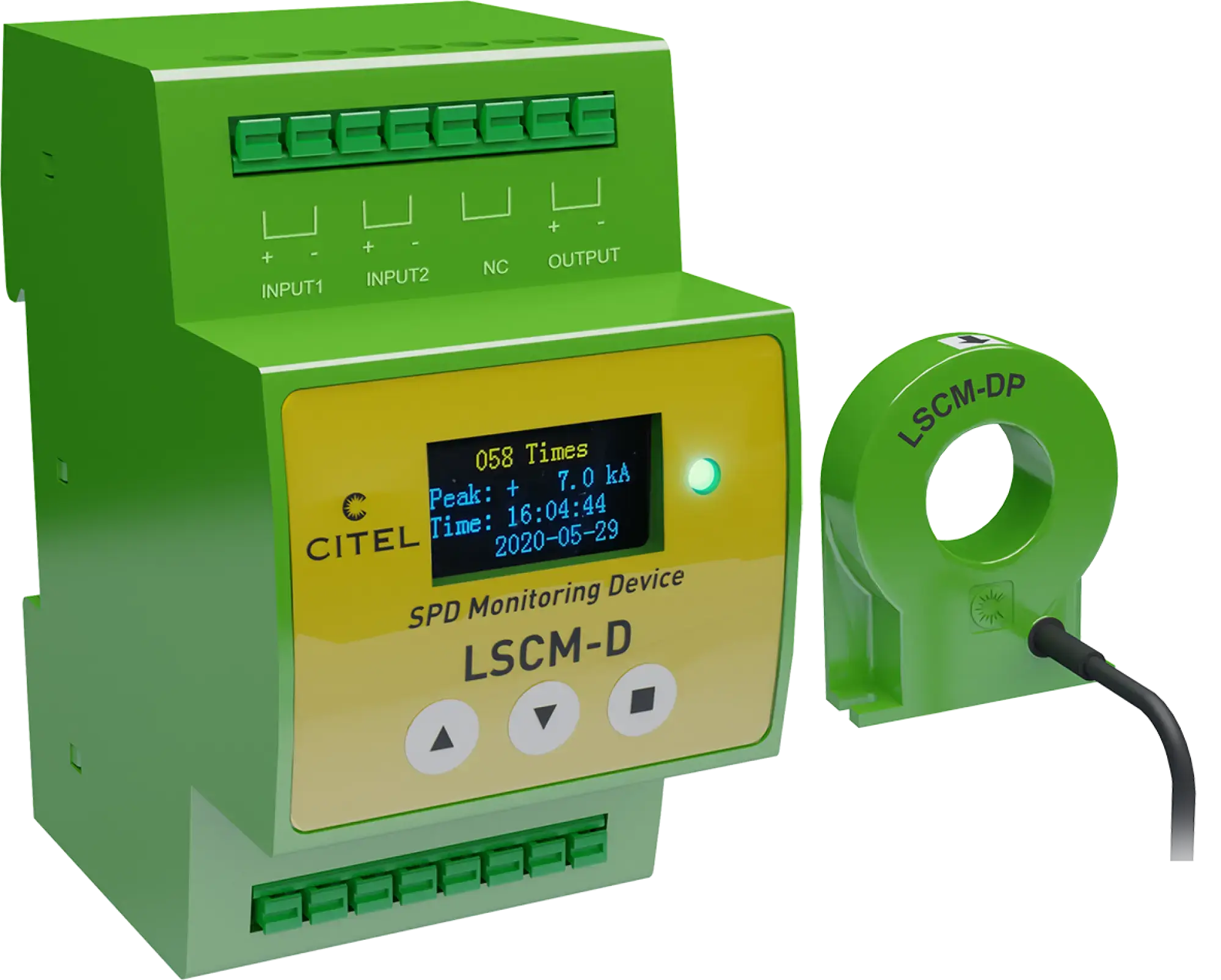 Citel 793533 Blitzimpulszähler ab 300 A, 230 V, mit RS-485 Schnitstelle und OLED-Frontdisplay (img_001) Citel 793533 Blitzimpulszähler ab 300 A, 230 V, mit RS-485 Schnitstelle und OLED-Frontdisplay (img_001)