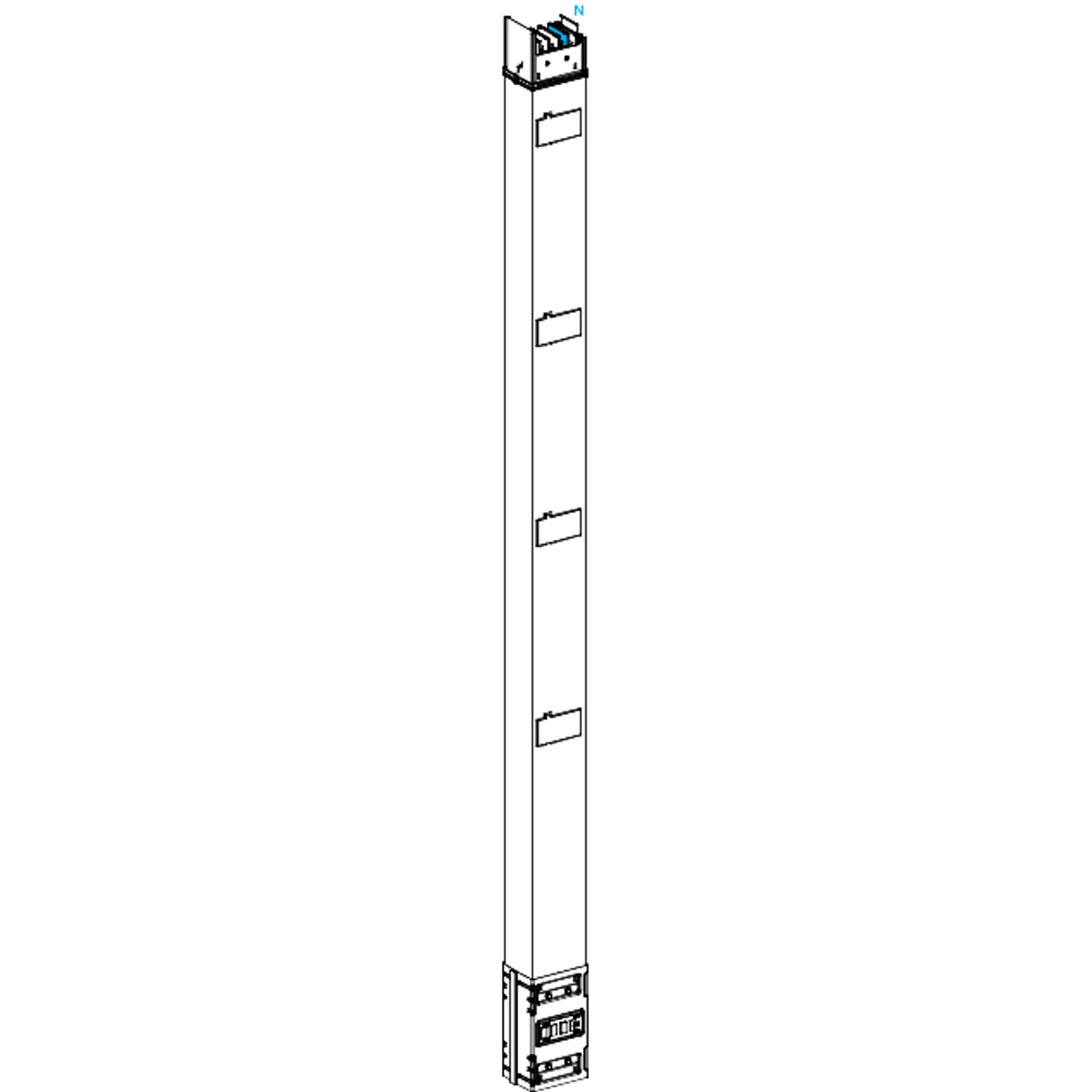 Schneider Electric KSA1000EV4254 KSA straight element, 1000A, 2.5m, 4 outlets, one-sided (img_001) Schneider Electric KSA1000EV4254 KSA straight element, 1000A, 2.5m, 4 outlets, one-sided (img_001)