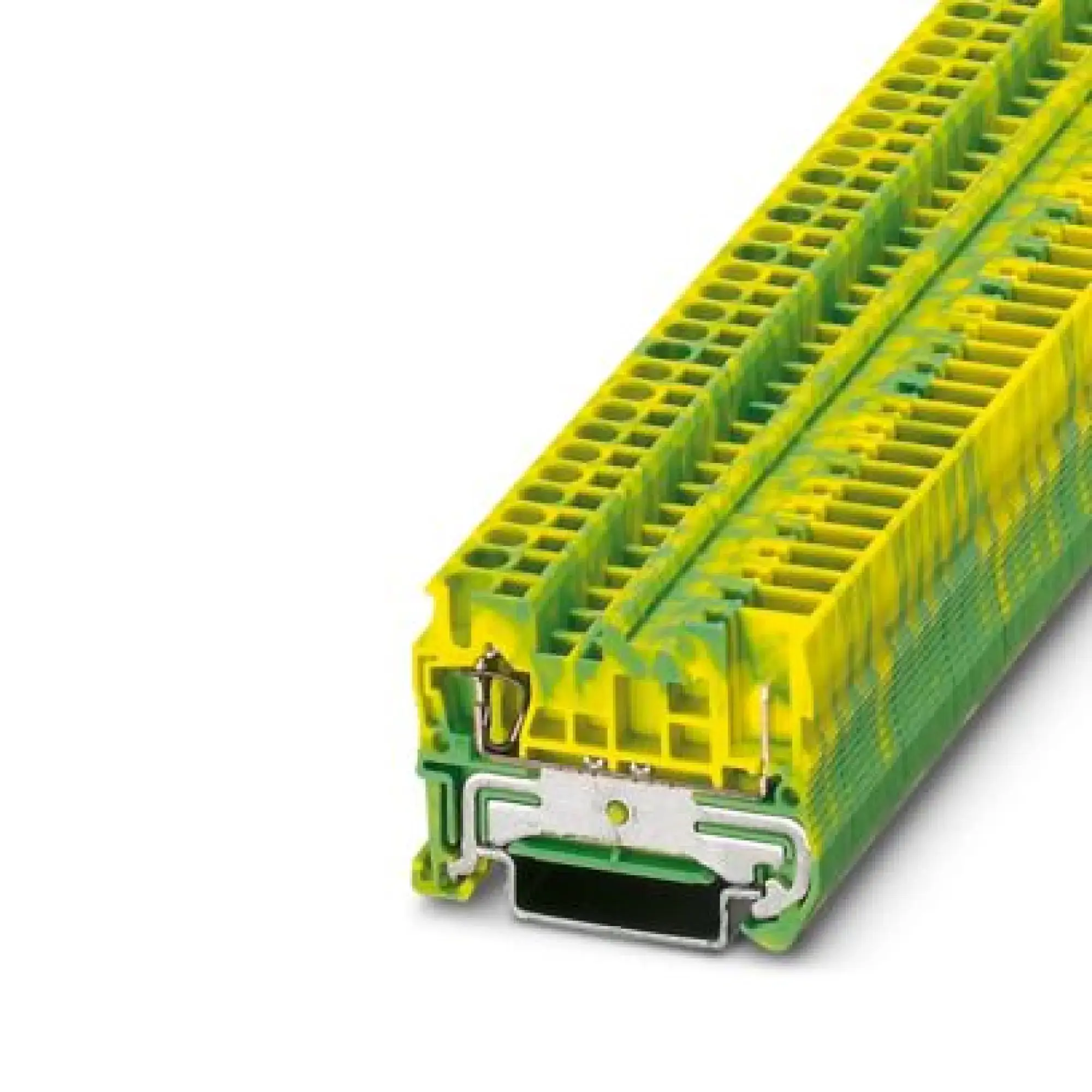 Phoenix Contact 3040025 Spring-cage protective conductor terminal block ST 2,5/ 1P-PE (img_001) Phoenix Contact 3040025 Spring-cage protective conductor terminal block ST 2,5/ 1P-PE (img_001)