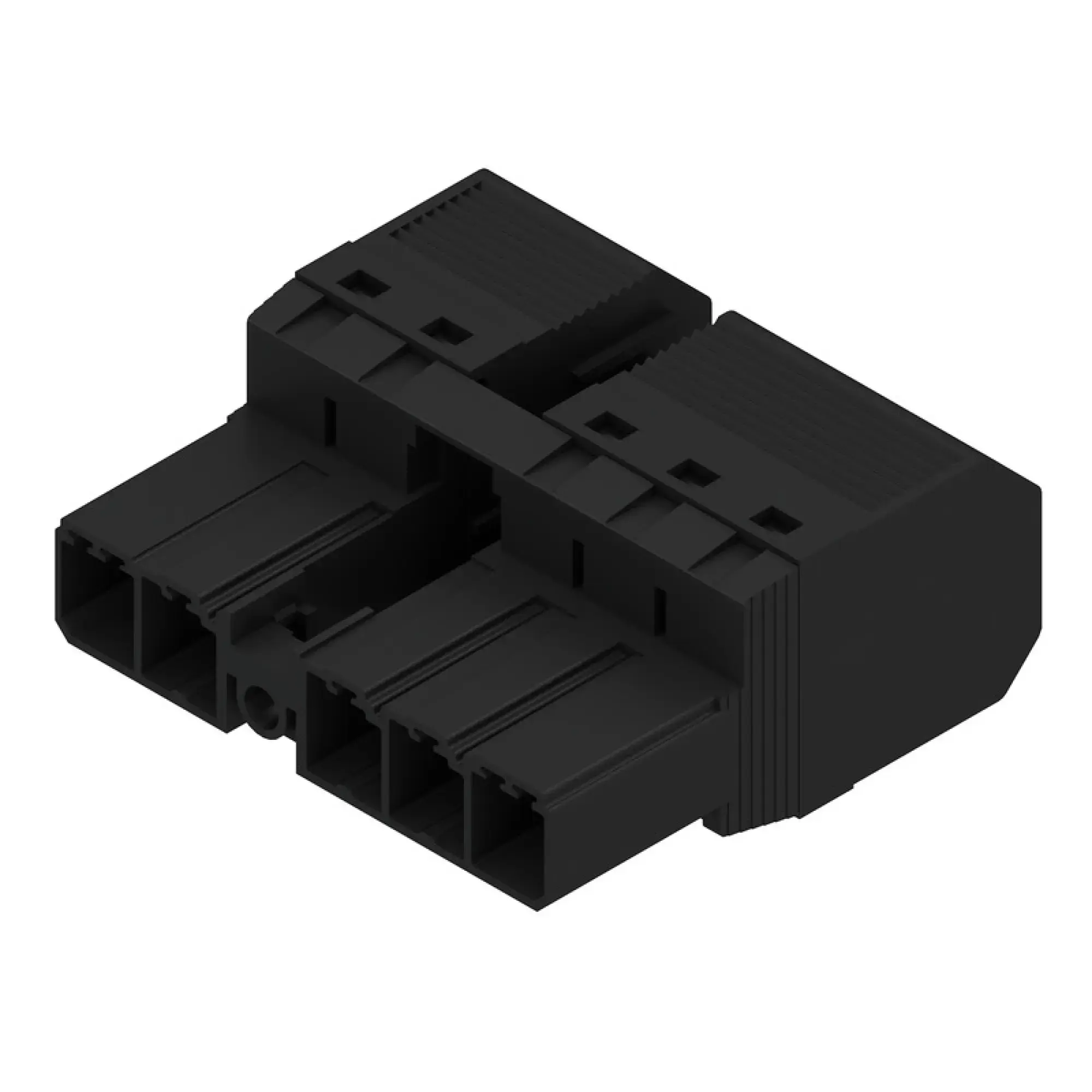 Weidmüller 1061080000 PCB connector (wire connection), 800 V, 57 A, Pitch in mm: 7.62, 10 mm², Number of poles: 5, PUSH IN without actuator, Tension-clamp connection, Box (img_001)