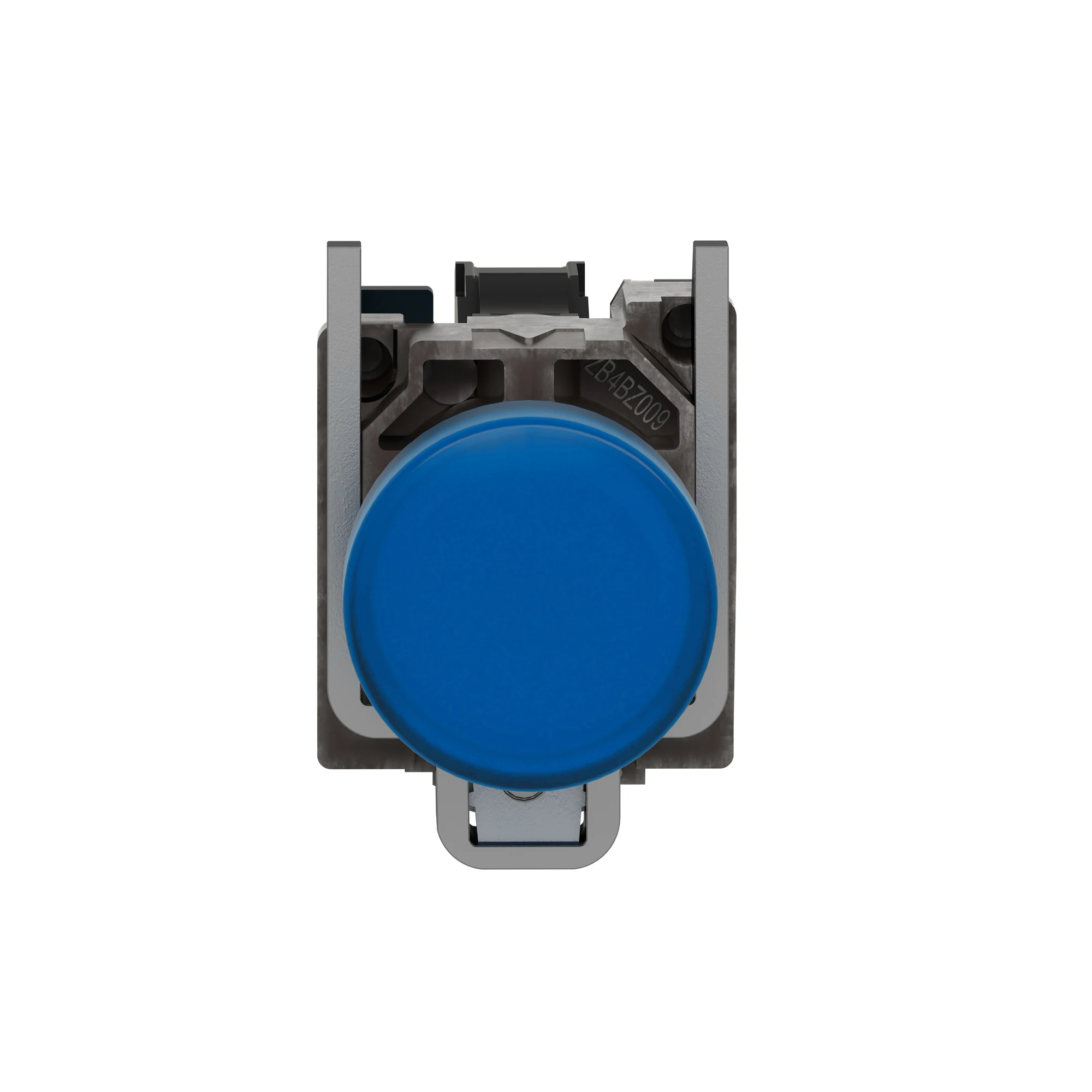 Schneider Electric XB4BVB6 Indicator light, Harmony XB4, Metal, 22mm, blue, universal LED, smooth dome, screw terminal, 24V ACDC (img_003)