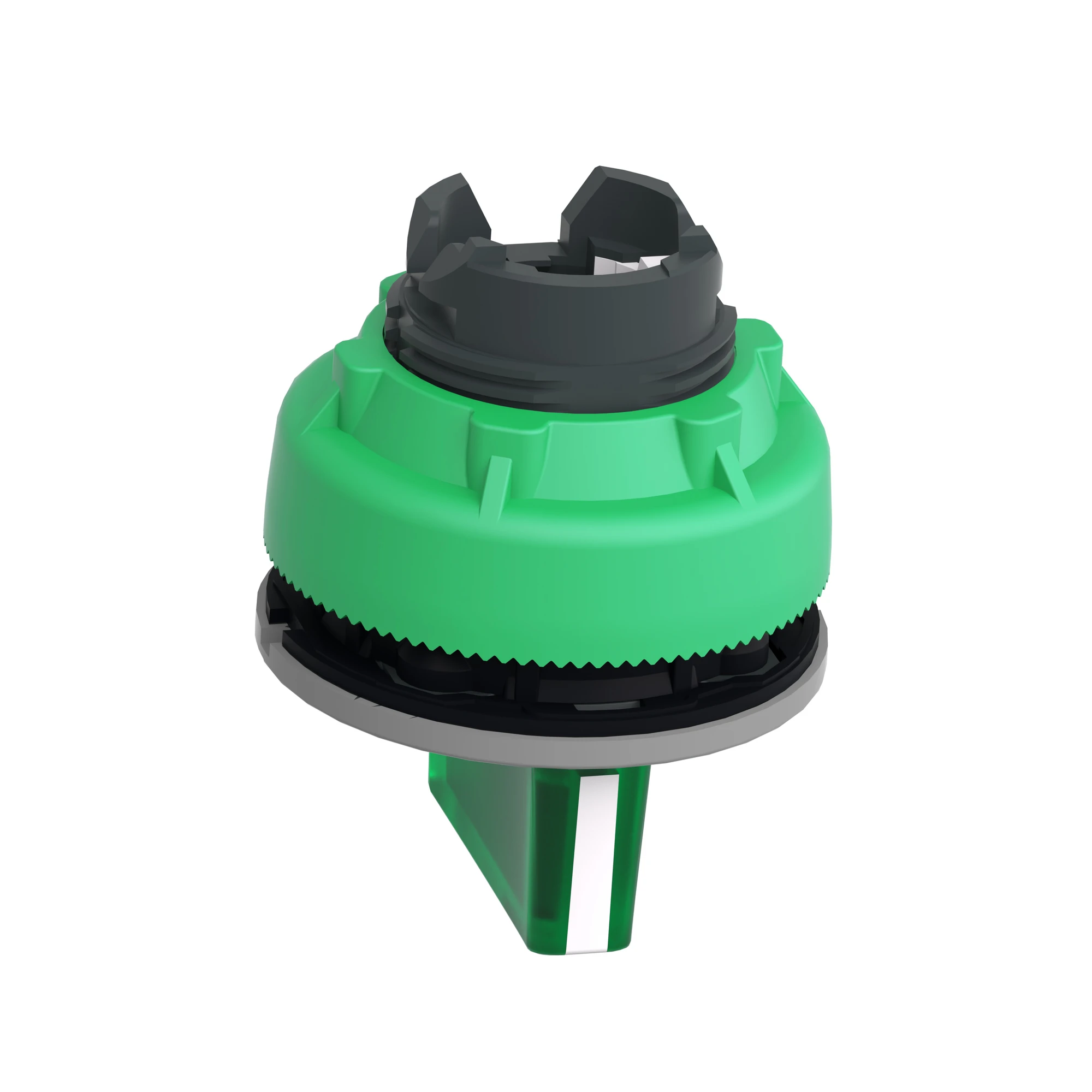 Schneider Electric ZB5FK1833C0 Illuminated Selector Switch, Front Element, Harmony XB5F, Plastic, 30mm, Green, for Universal LED, 3 Positions, Momentary (img_006)