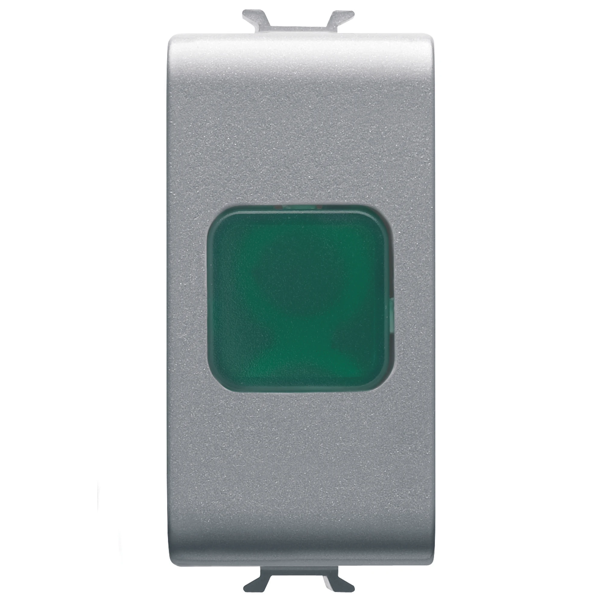 GEWISS GW14622 SINGLE INDICATOR LAMP - GREEN - 1 MODULE - TITANIUM - CHORUSMART (img_001) GEWISS GW14622 SINGLE INDICATOR LAMP - GREEN - 1 MODULE - TITANIUM - CHORUSMART (img_001)