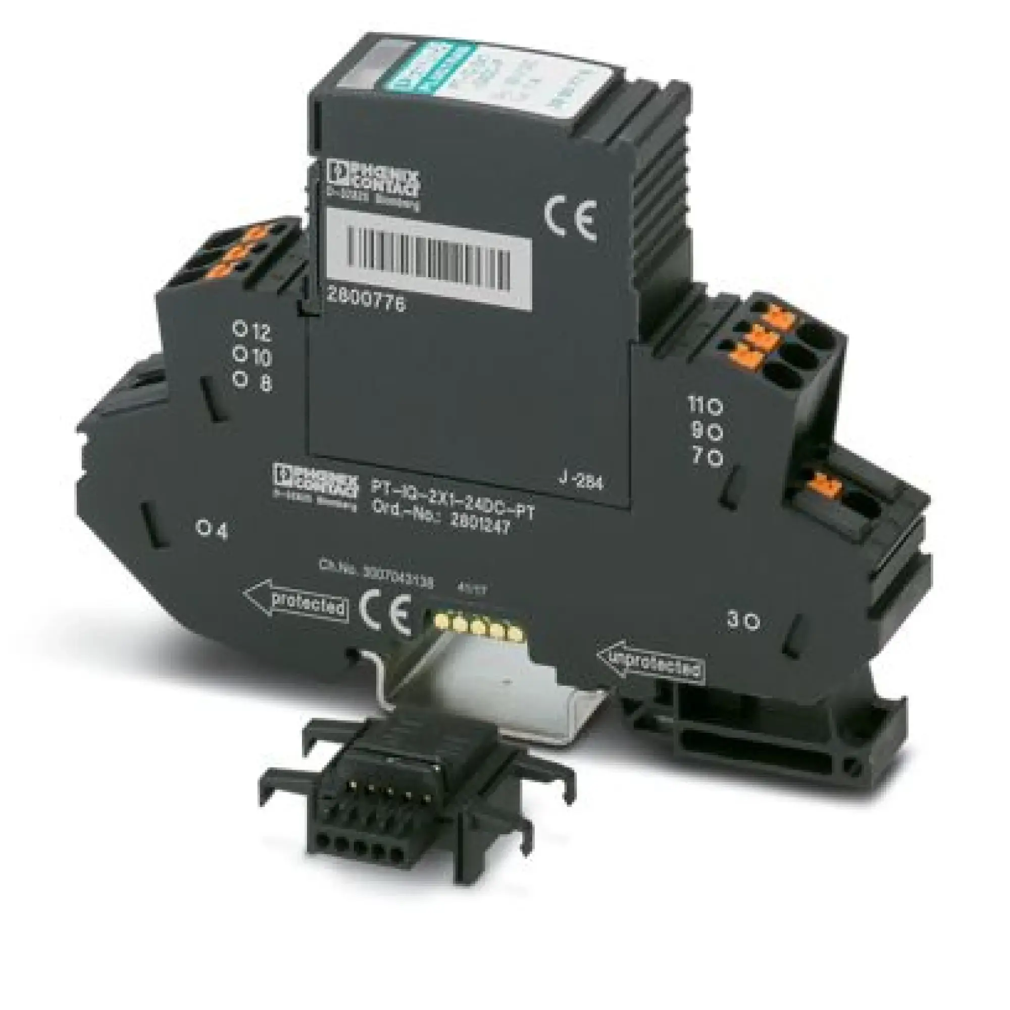 Phoenix Contact 2801247 Surge protection device PT-IQ-2X1-24DC-PT (img_001)