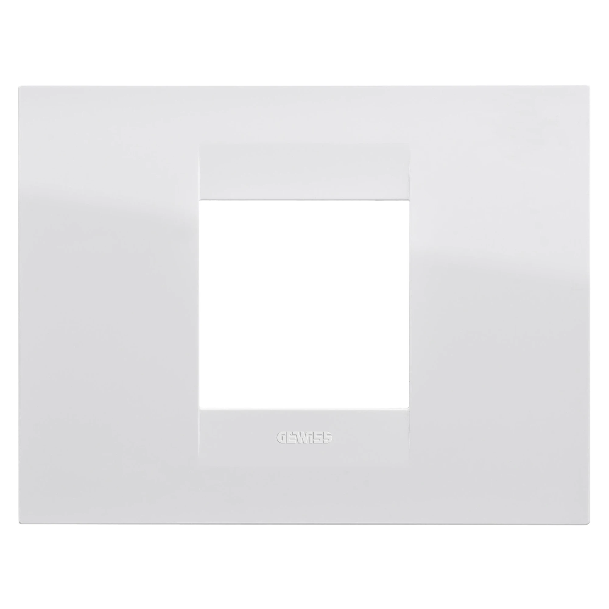 GEWISS GW16402TB Abdeckrahmen GEO 2M Weiss (img_001)