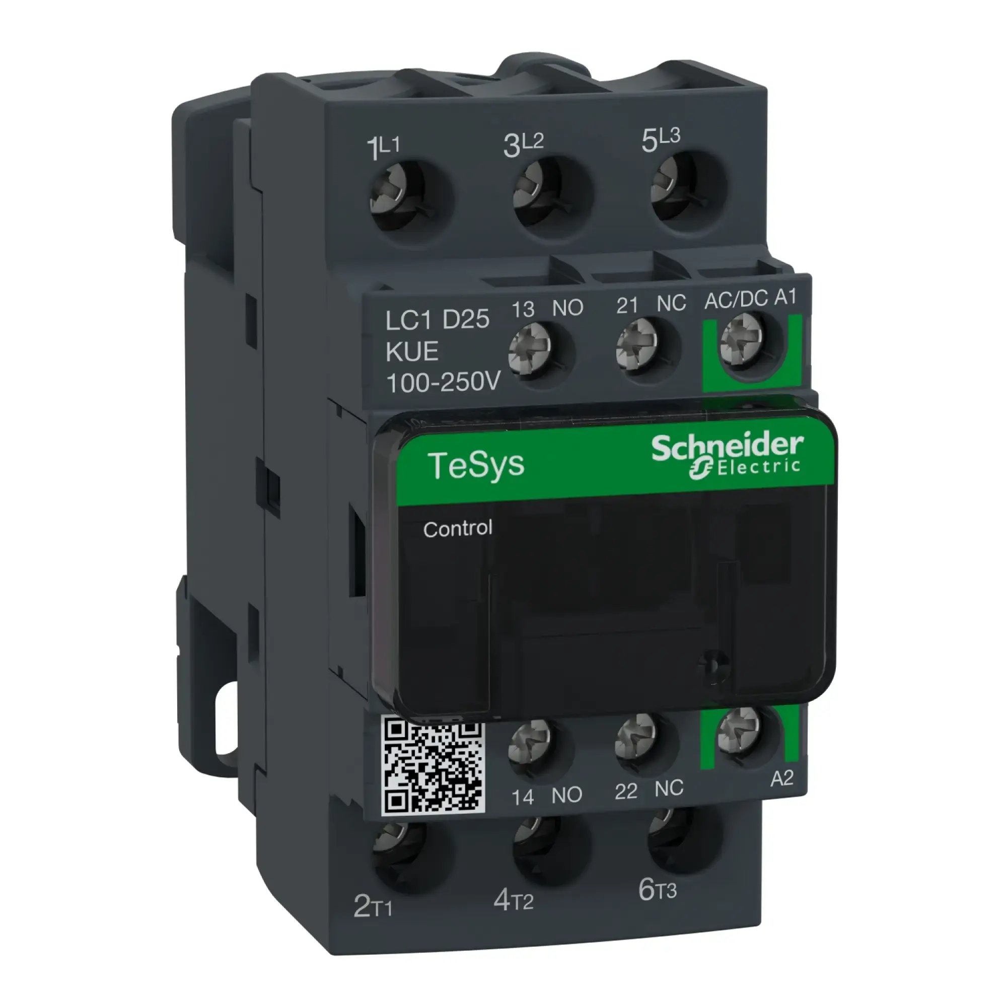 Schneider Electric LC1D25KUE Power contactor LC1D 3p, +1NO+1NC, 11 kW, 25 A, 400 V AC3, coil 100-250 V AC/DC (img_005)