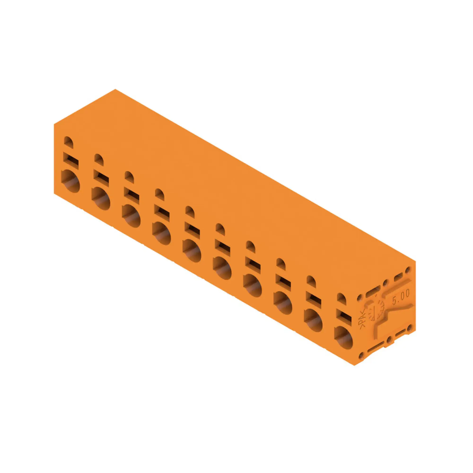 Weidmüller 2667500000 PCB terminal, 600 V, 24 A, Pitch in mm: 7.50, 2.5 mm², Number of poles: 10, PUSH IN without actuator, THT solder connection, 90°, Box (img_001) Weidmüller 2667500000 PCB terminal, 600 V, 24 A, Pitch in mm: 7.50, 2.5 mm², Number of poles: 10, PUSH IN without actuator, THT solder connection, 90°, Box (img_001)