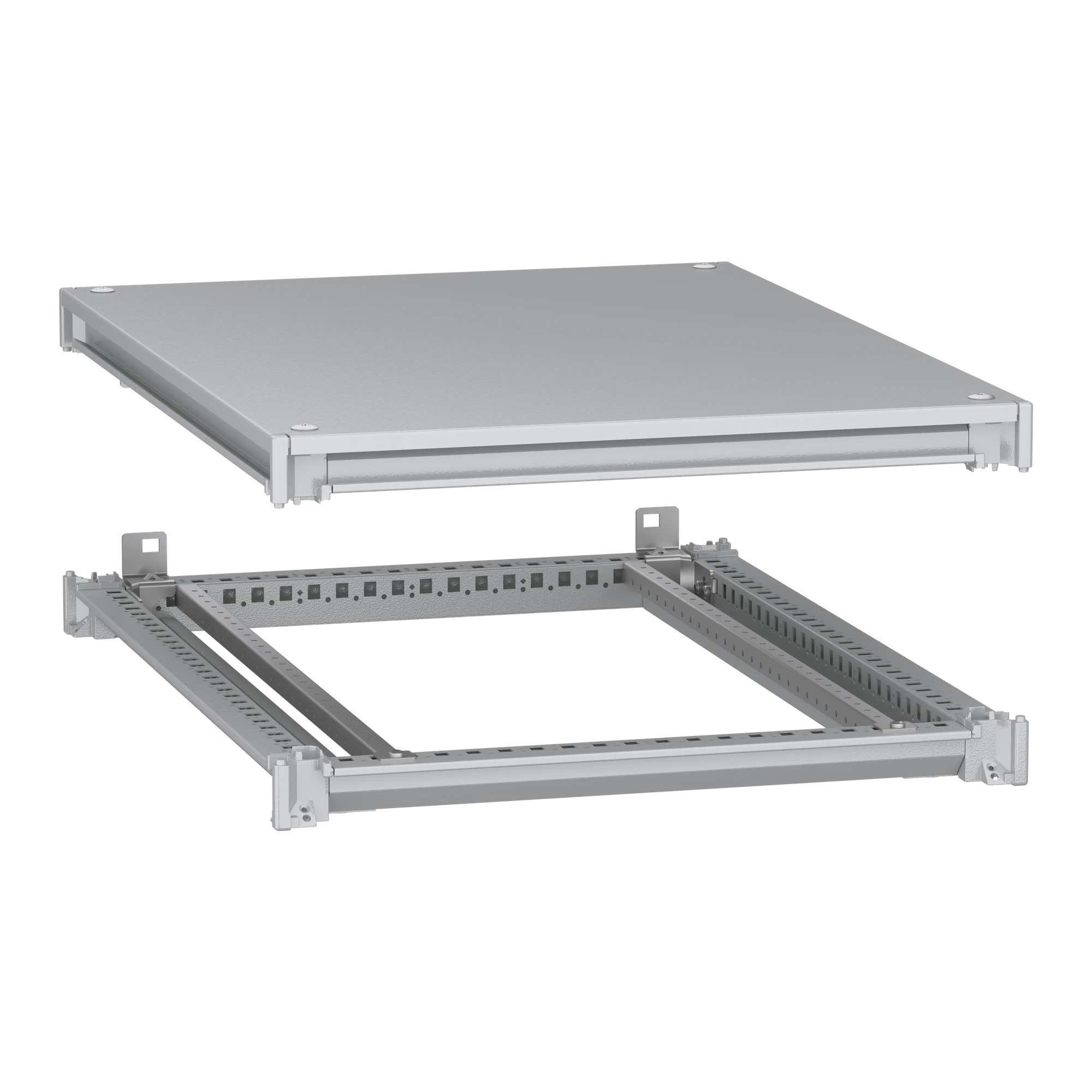 Schneider Electric NSYSFNC68 Lower and upper frame, PanelSeT SFN, for electrical enclosures W 600 x D 800 mm, including roof (img_001)