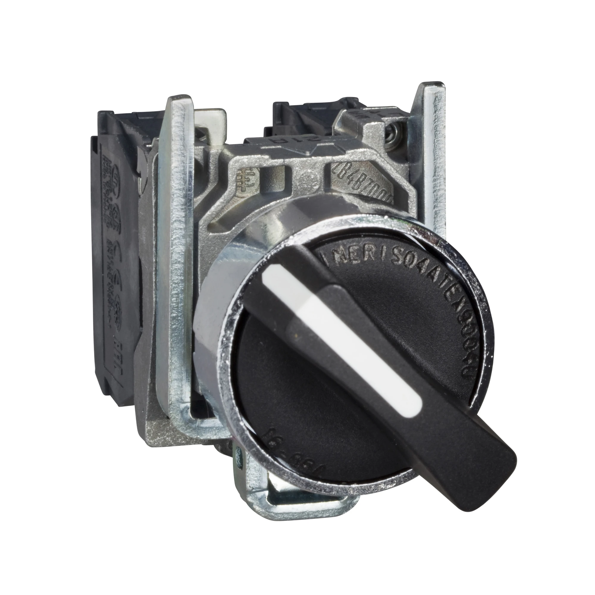 Schneider Electric XB4BD53EX Selector switch, Harmony XB4, metal, 22mm, 3 positions, center fixed, left right momentary, 2NO, ATEX (img_001) Schneider Electric XB4BD53EX Selector switch, Harmony XB4, metal, 22mm, 3 positions, center fixed, left right momentary, 2NO, ATEX (img_001)