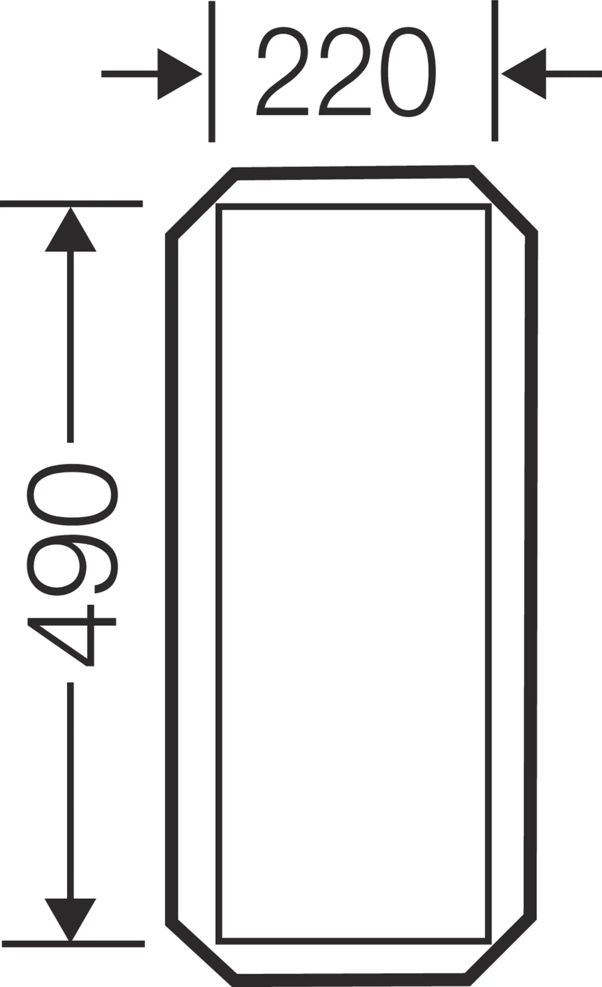 Hensel 68000054 ENYSTAR-Abdeckung geschlossen, für Gehäusegröße 3 FP AP 30 (img_003)
