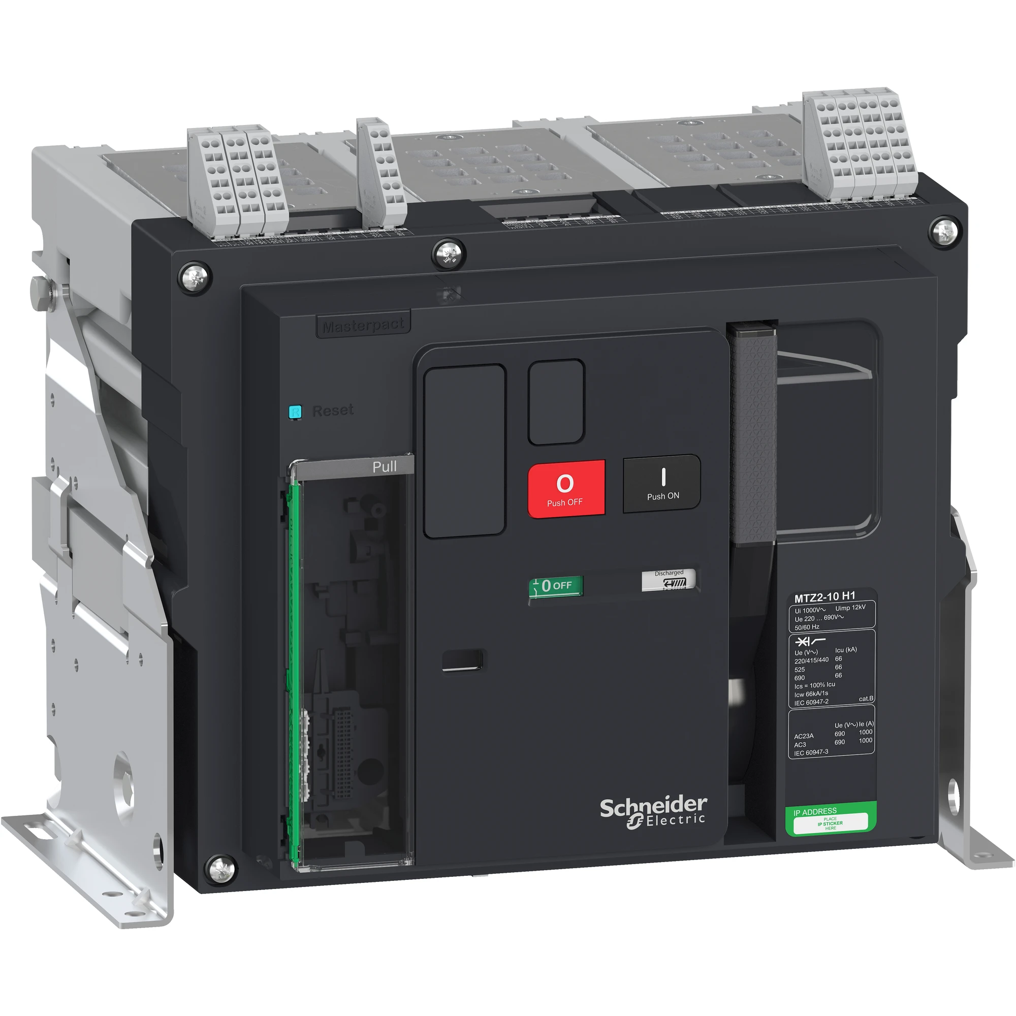 Schneider Electric LV848015 MasterPact MTZ2 1000A H1 Icu=66kA/440V 3P Basic switch Fixed installation (img_001)