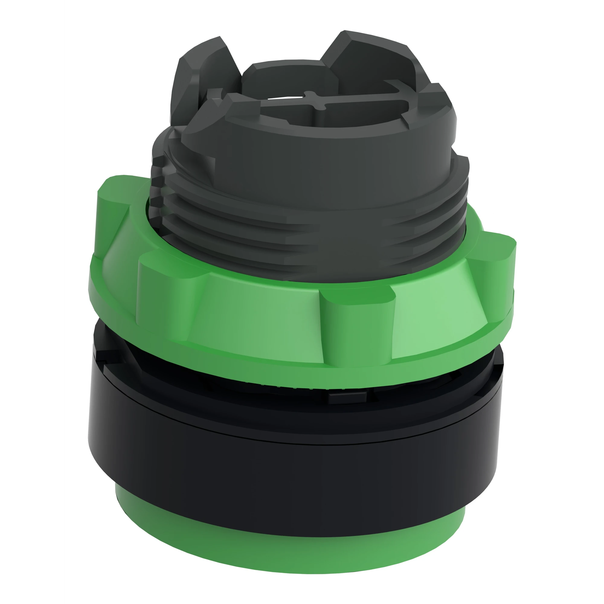 Schneider Electric ZB5AL3 Pushbutton, front element, Harmony XB5, plastic, 22mm, green, protruding, unlabelled, momentary (img_007)
