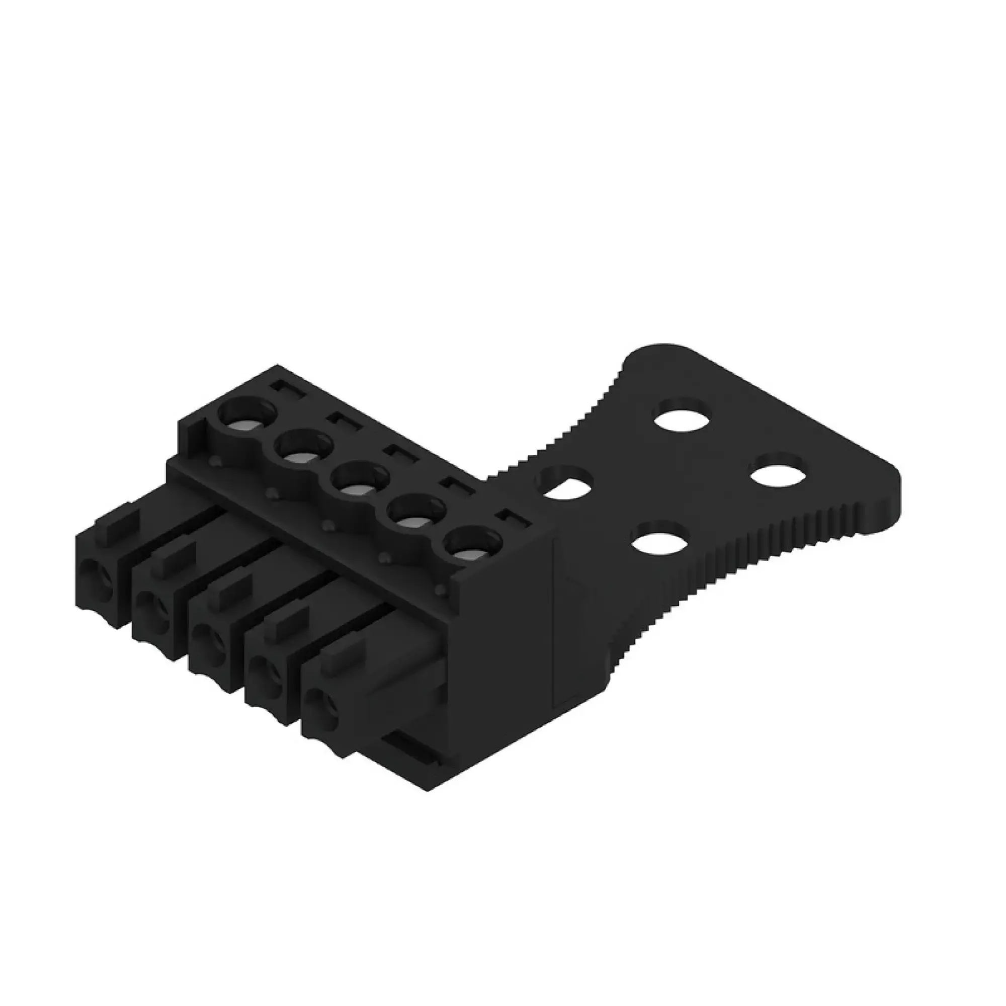 Weidmüller 1071950000 PCB connector (wire connection), 160 V, 17.5 A, Pitch in mm: 3.81, 1.5 mm², Number of poles: 5, Clamping yoke connection, Box (img_001)