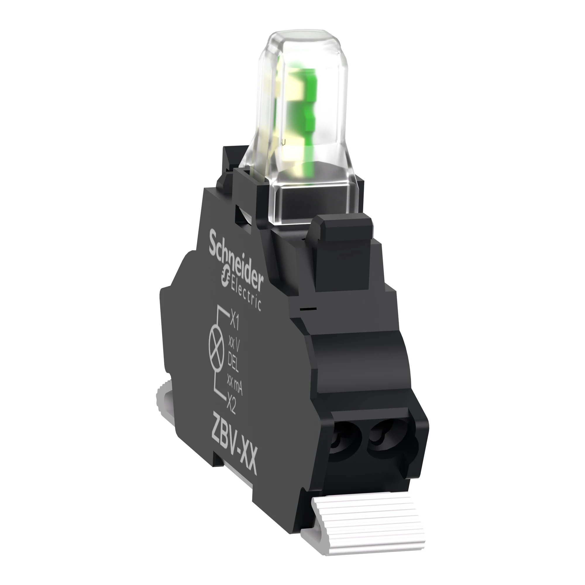 Schneider Electric ZBVB15 Universal LED Module, Harmony XB4 and XB5, 22mm, 30mm, white, Spring Clamp, 24V ACDC (img_007)