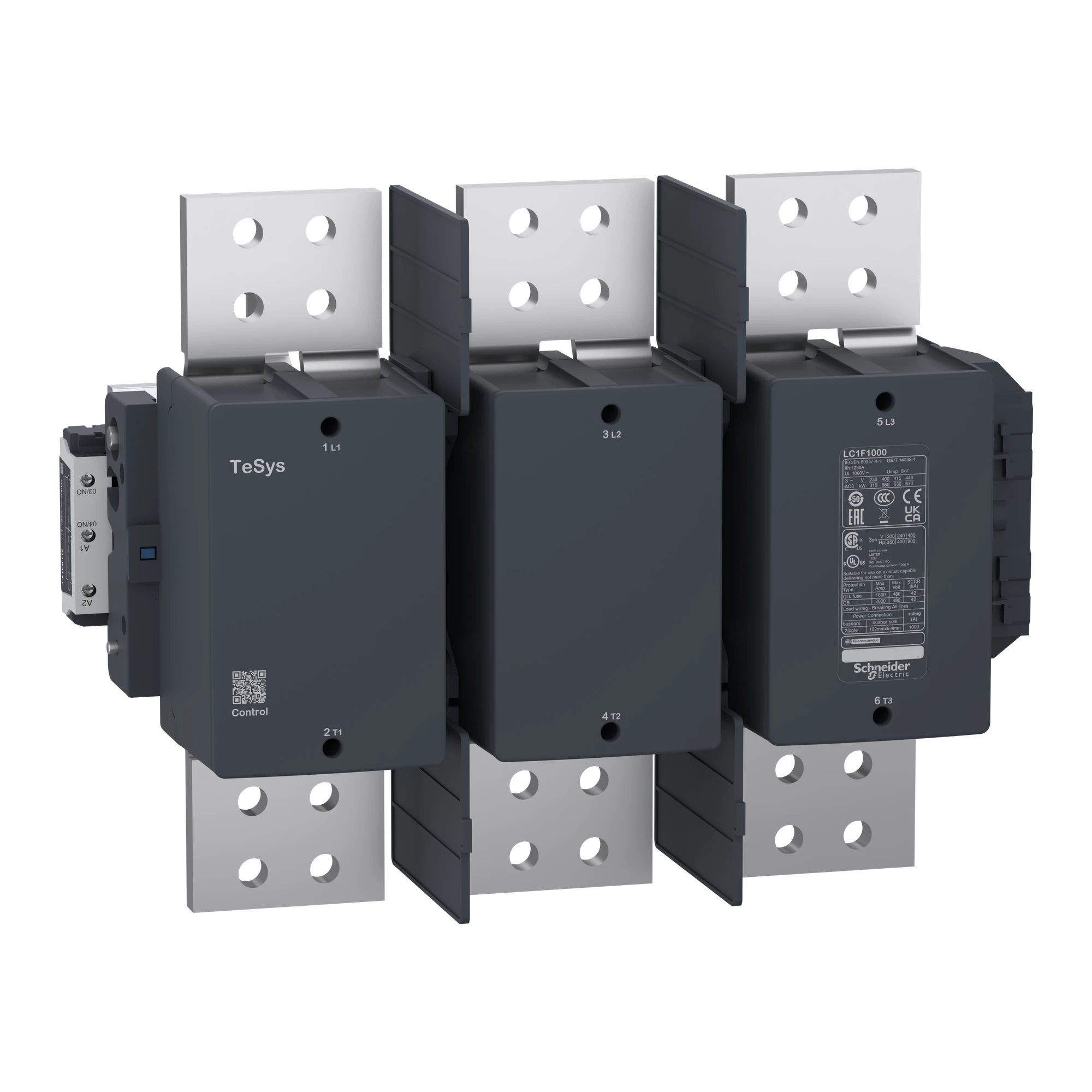 Schneider Electric LC1F1000M7 Power contactor, 3p, 1000A/AC3, 220V50/60Hz (img_001)