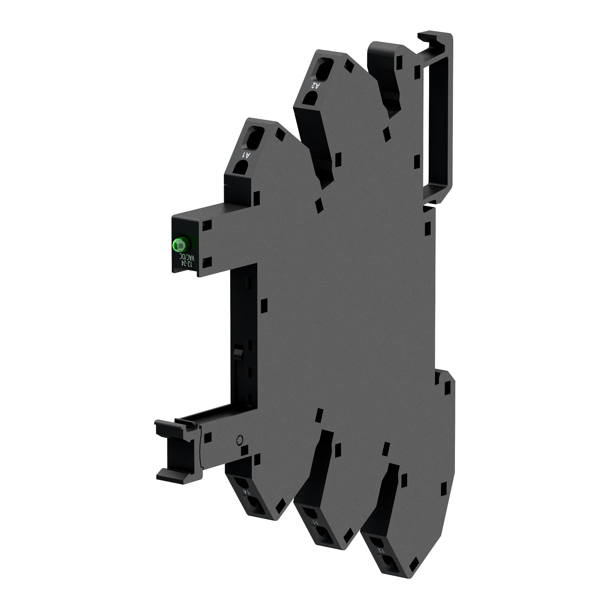 Schneider Electric RSLZRA1 Base for narrow interface relay RSL, LED, spring clamp, 12/24 VAC/DC (img_004) Schneider Electric RSLZRA1 Base for narrow interface relay RSL, LED, spring clamp, 12/24 VAC/DC (img_004)