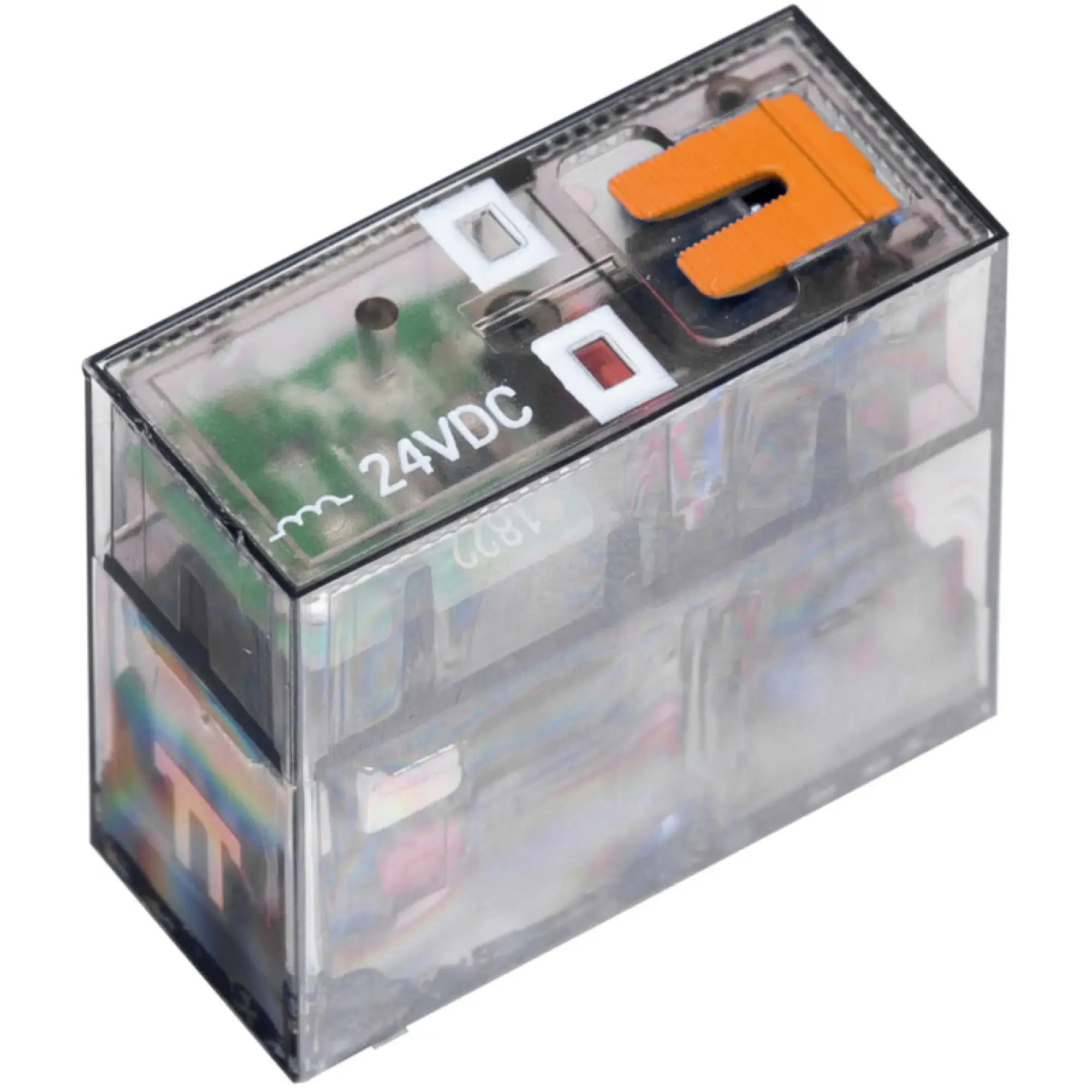 Weidmüller 3052390000 Miniature industrial relay, 24 V AC, No, 1 CO contact (AgNi) , 250 V AC, 16 A, Test button available: Yes (img_001)