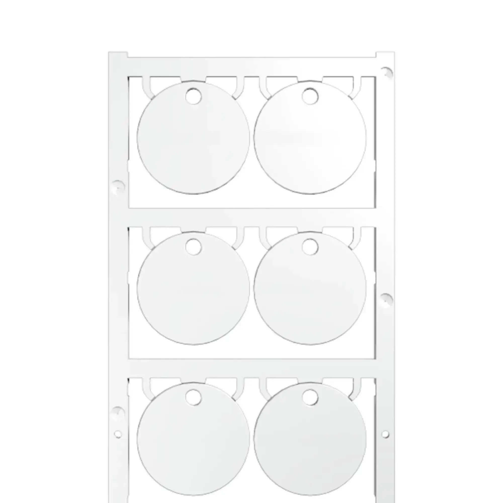 Weidmüller 1266150000 Device marking, Width: 30 mm, Printed characters: Based on customer requirements (Please send M-Print PRO file), Polyamide 66, To customer specificati (img_001)