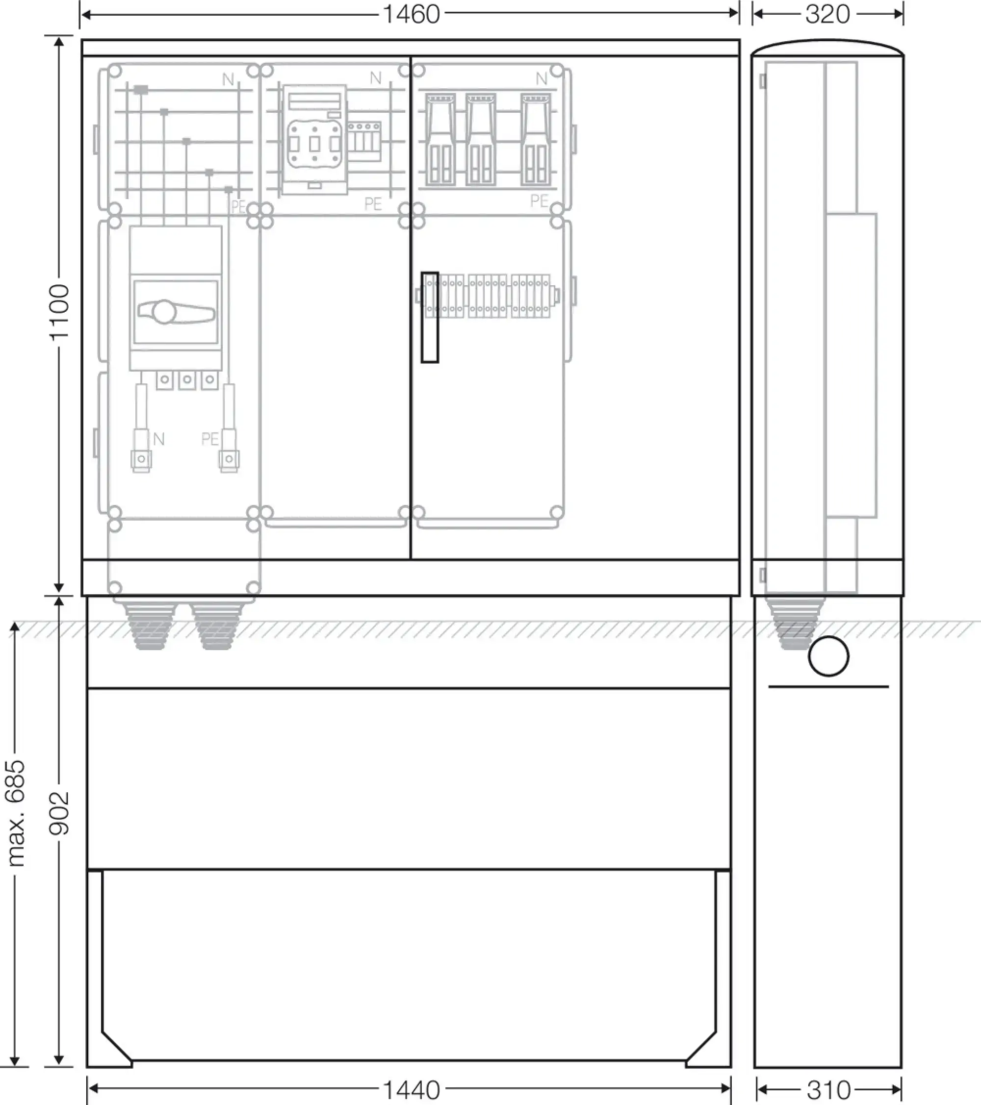 Hensel 65000221 Ladeverteiler für bis zu 3 Doppelladepunkte à 22kW Mi EV 44kW 3011 (img_004) Hensel 65000221 Ladeverteiler für bis zu 3 Doppelladepunkte à 22kW Mi EV 44kW 3011 (img_004)