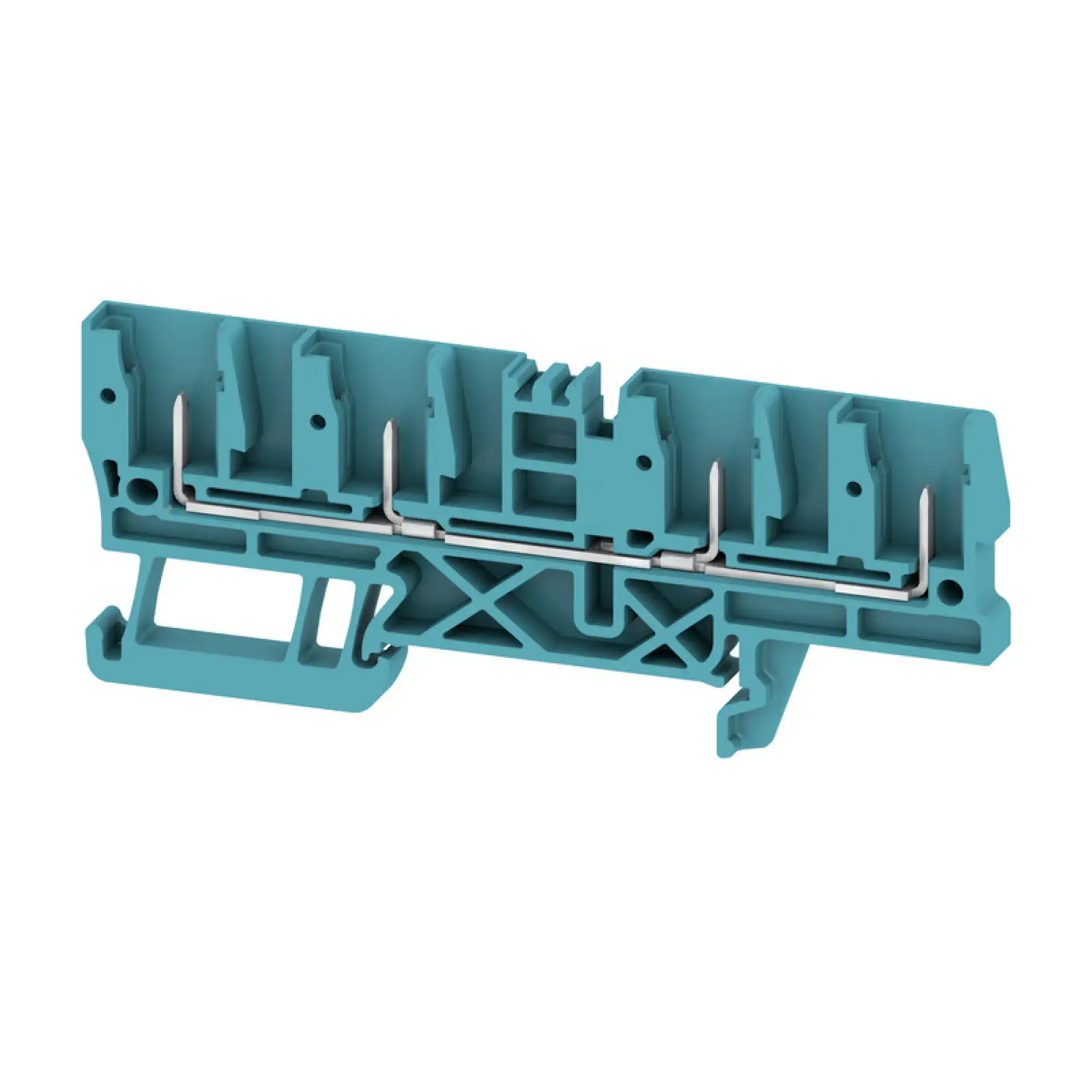 Weidmüller 2702510000 Pluggable terminal, Tension-clamp connection, Plug-in connection, blue, 2.5, 2.5 mm², 24 A, Number of connections: 4, Number of levels: 1, V-0, Wemid (img_001)