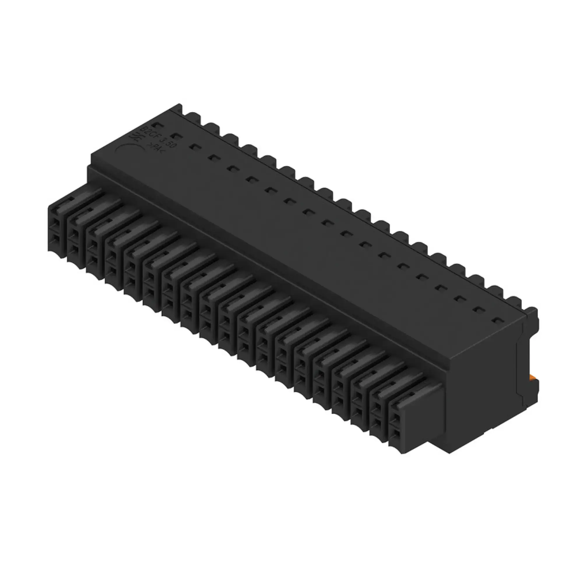 Weidmüller 2558460000 PCB connector (wire connection), 160 V, 13.4 A, Pitch in mm: 3.50, 1.5 mm², Number of poles: 38, PUSH IN with actuator, Box (img_001) Weidmüller 2558460000 PCB connector (wire connection), 160 V, 13.4 A, Pitch in mm: 3.50, 1.5 mm², Number of poles: 38, PUSH IN with actuator, Box (img_001)