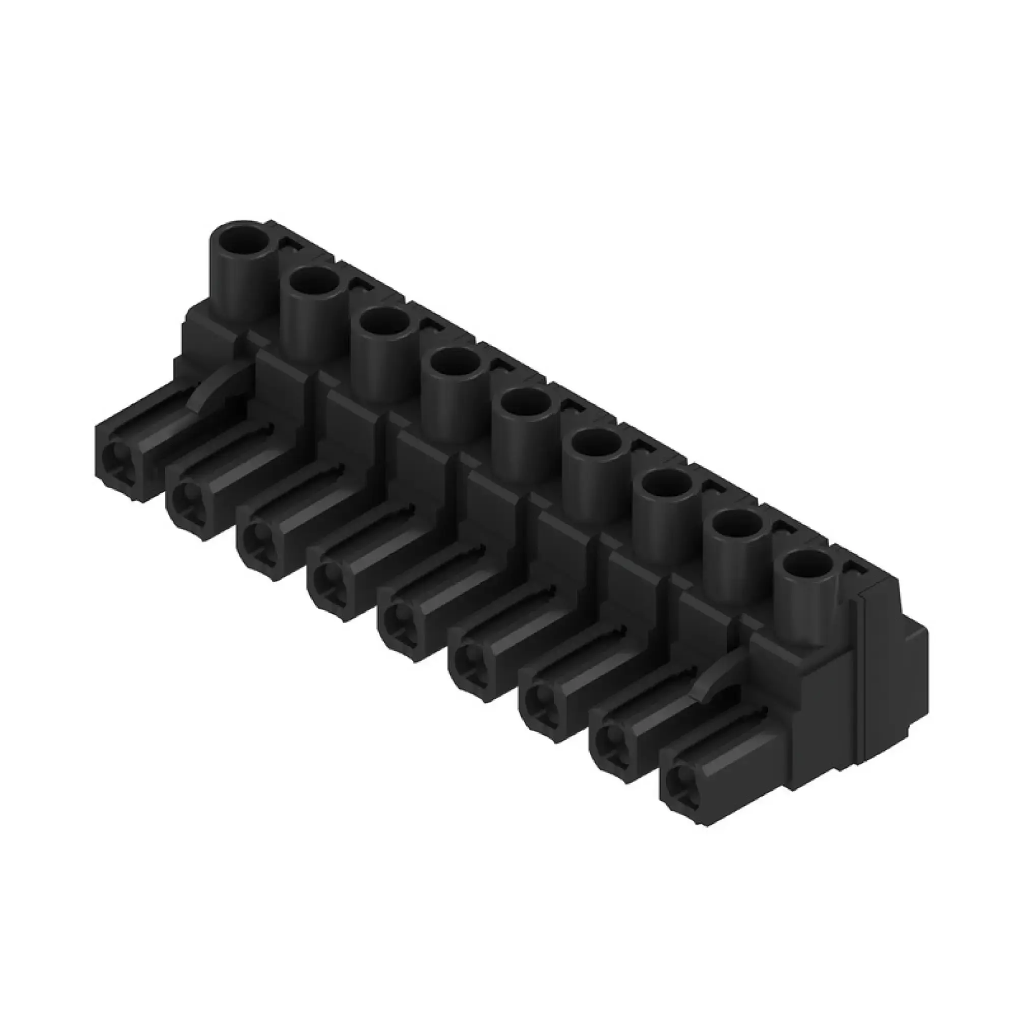 Weidmüller 1059620000 PCB connector (wire connection), 500 V, 29 A, Pitch in mm: 7.62, 4 mm², Number of poles: 9, Clamping yoke connection, Box (img_001)