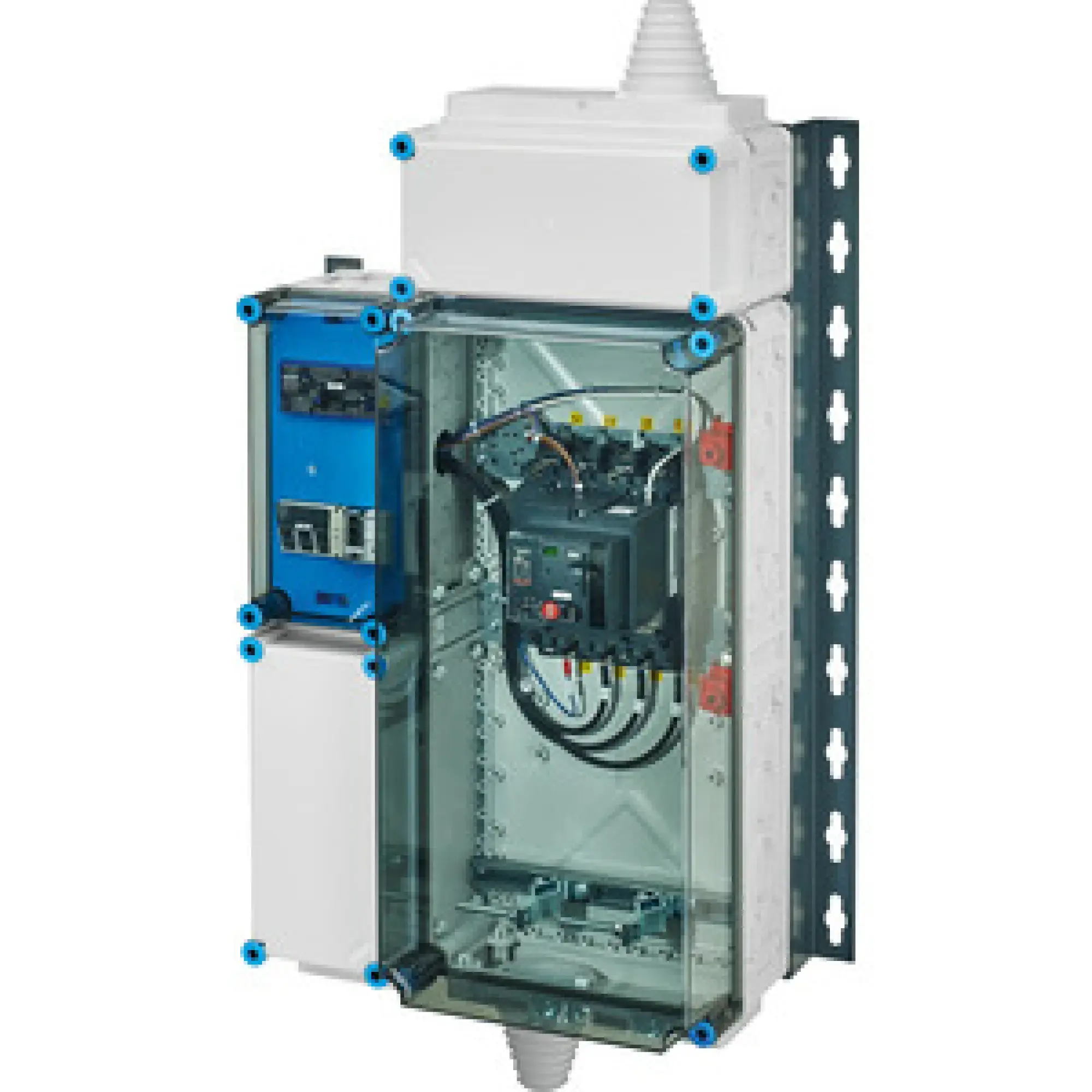 Hensel 20001473 PV-Freischaltstelle, 150 kVA, 4-polig mit Leistungsschalter und NA-Schutz Mi AE 1244 (img_001)