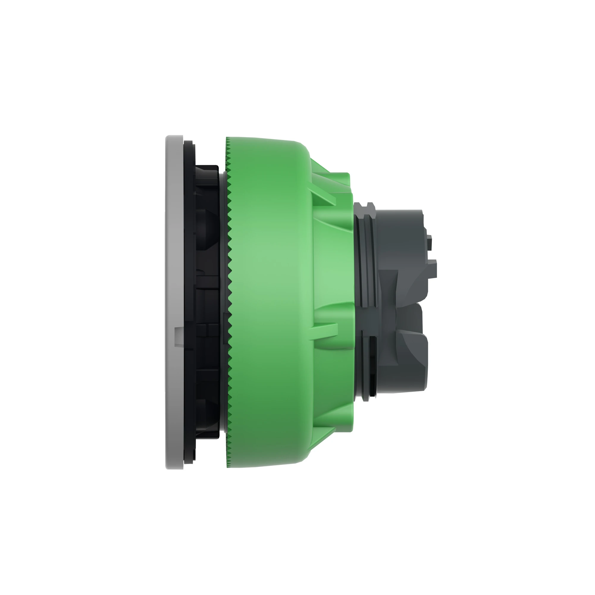 Schneider Electric ZB5FH013C0 Illuminated pushbutton, front element, Harmony XB5F, plastic, 30mm, light gray, white, for universal LED, latching (img_006)