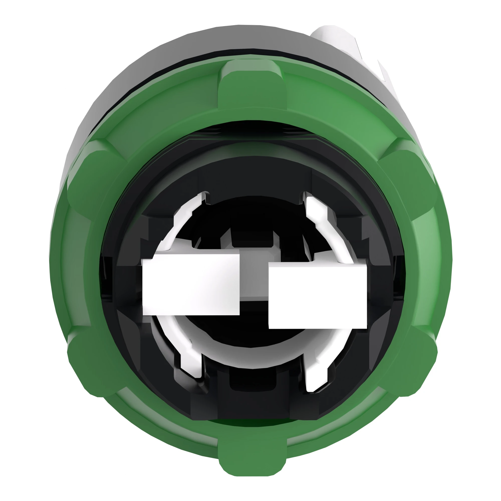 Schneider Electric ZB5AD201 Selector switch, front element, Harmony XB5, plastic, 22mm, white, 2 positions, latching (img_002)