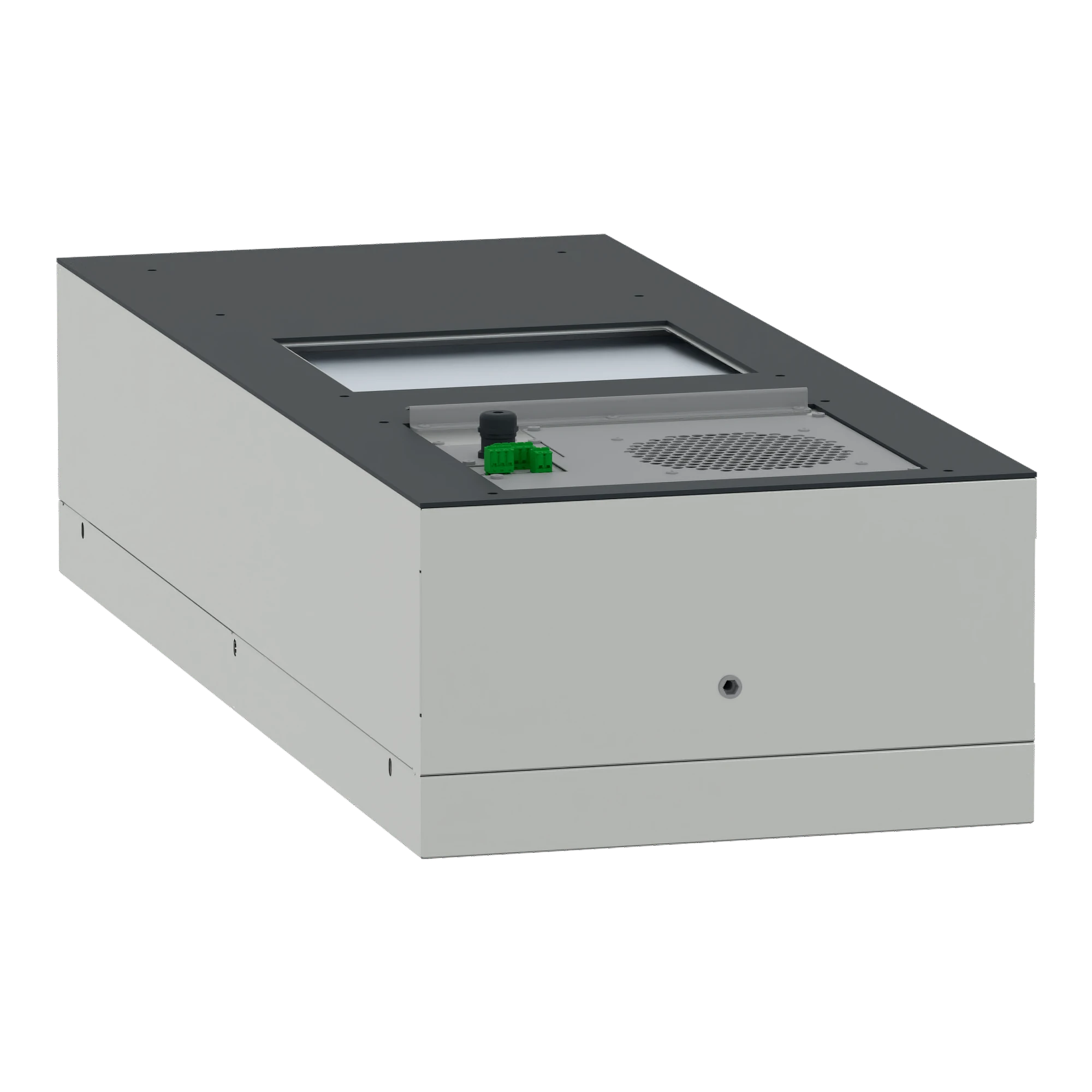 Schneider Electric NSYCU2K3P4DG Wall-mounted cooling unit, connected, Climasys CU, 2kW, 3 phase, 380/460V, 50/60Hz, IP55 (img_007) Schneider Electric NSYCU2K3P4DG Wall-mounted cooling unit, connected, Climasys CU, 2kW, 3 phase, 380/460V, 50/60Hz, IP55 (img_007)