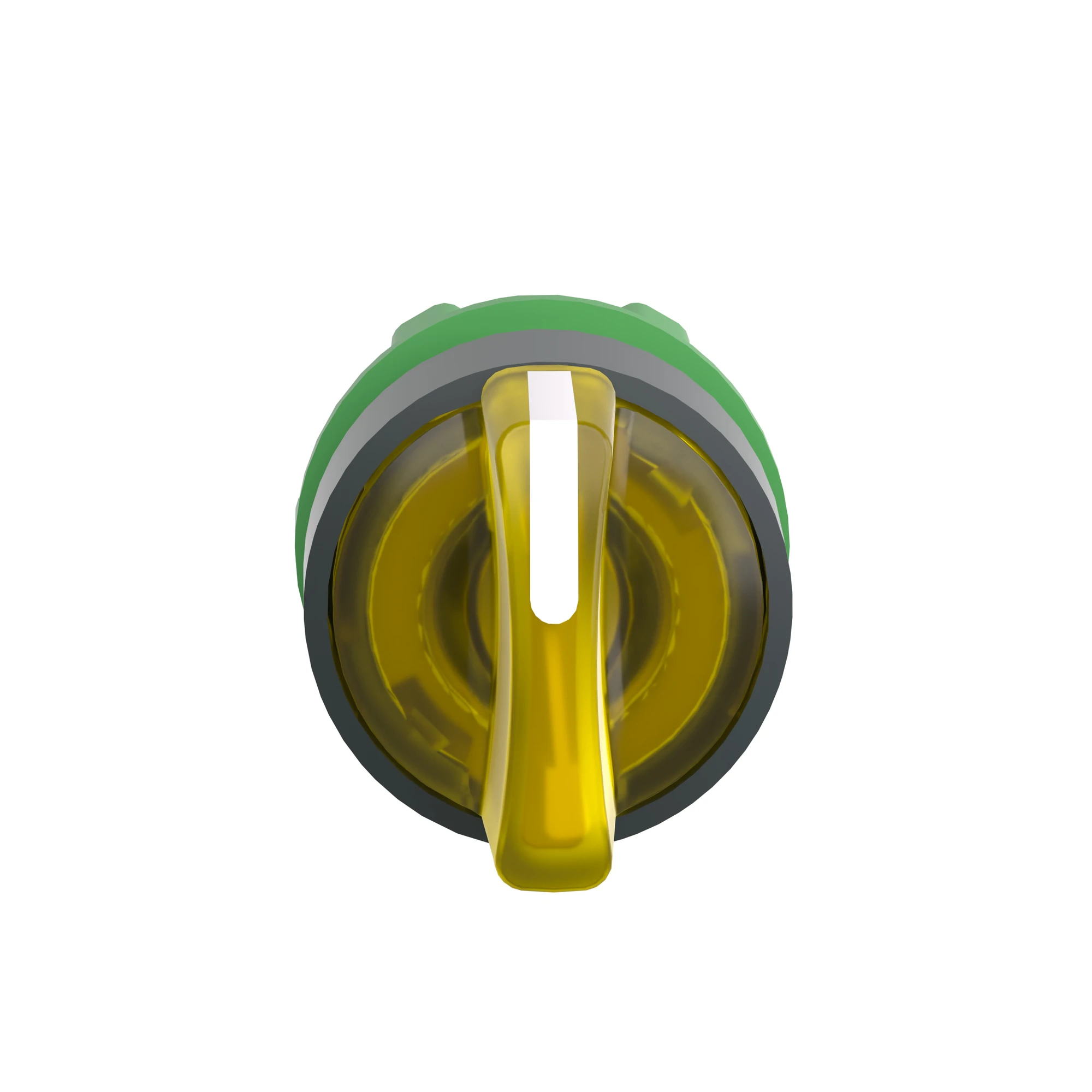 Schneider Electric ZB5AK1383 Illuminated Selector Switch, Front Element, Harmony XB5, Plastic, 22mm, Yellow, for Universal LED, 3 Positions, Latching (img_005)