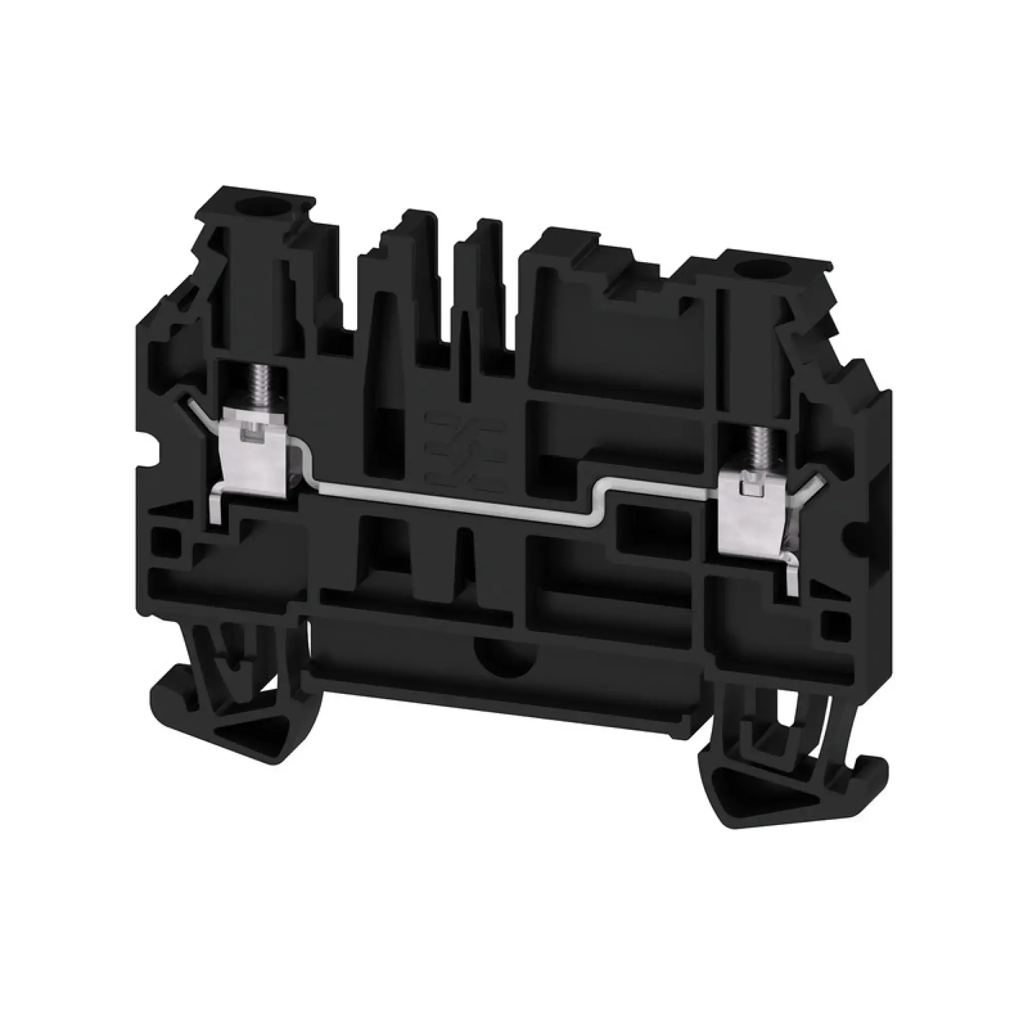 Weidmüller 2892670000 Feed-through terminal block, Screw connection, black, 4 mm², 32 A, 800 V, Number of connections: 2 (img_001)