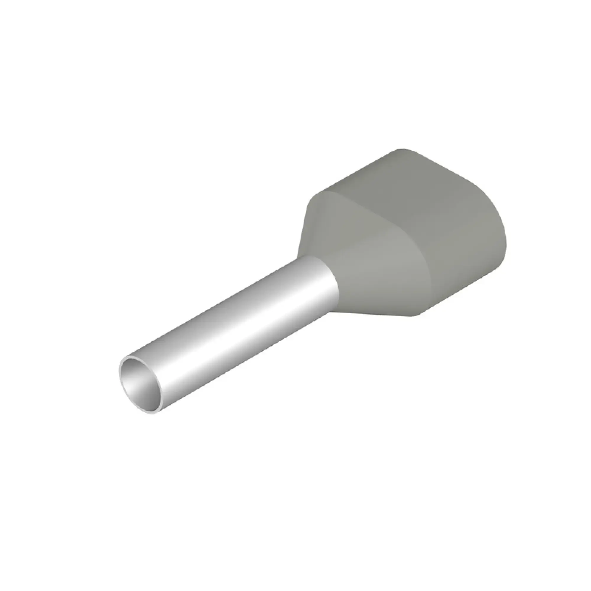 Weidmüller 9005150000 Wire end ferrule, Twin wire-end ferrule, 2.5 mm², Stripping length: 15 mm, grey (img_001)