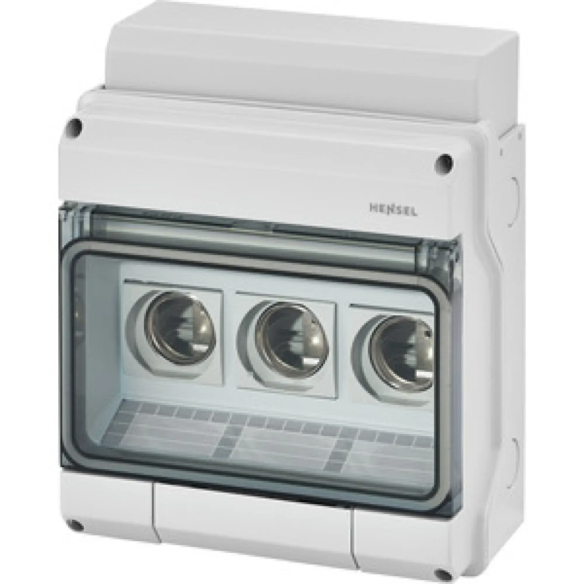 Hensel 6100061 KV-Sicherungsgehäuse 3x63 A, Diazed (D III), E 33 KV 9363 (img_001)