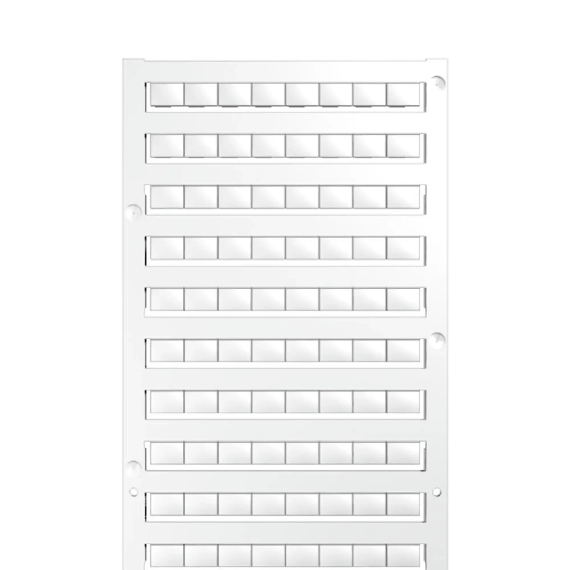 Weidmüller 1856750000 Terminal marking, To customer specification, Pitch in mm: 8.00, Printed characters: Based on customer requirements (Please send M-Print PRO file), hor (img_001)