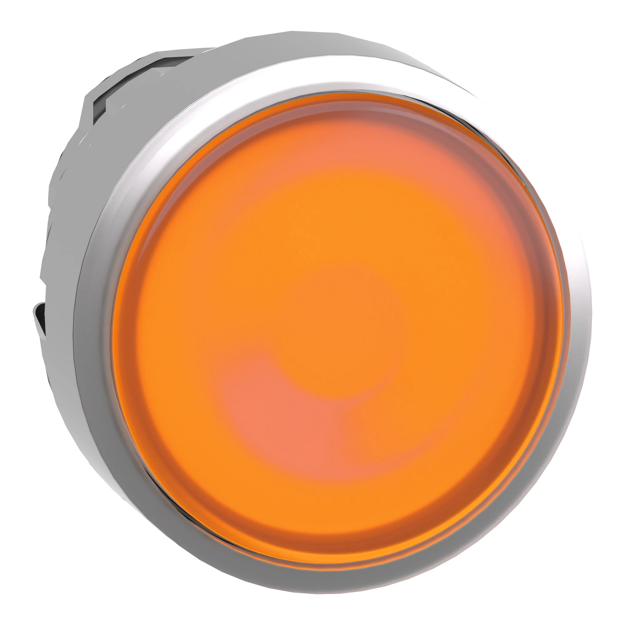 Schneider Electric ZB4BA58 Illuminated push-button, front element, Harmony XB4, metal, 22mm, orange, momentary, for universal LED, for insert labels (img_001) Schneider Electric ZB4BA58 Illuminated push-button, front element, Harmony XB4, metal, 22mm, orange, momentary, for universal LED, for insert labels (img_001)