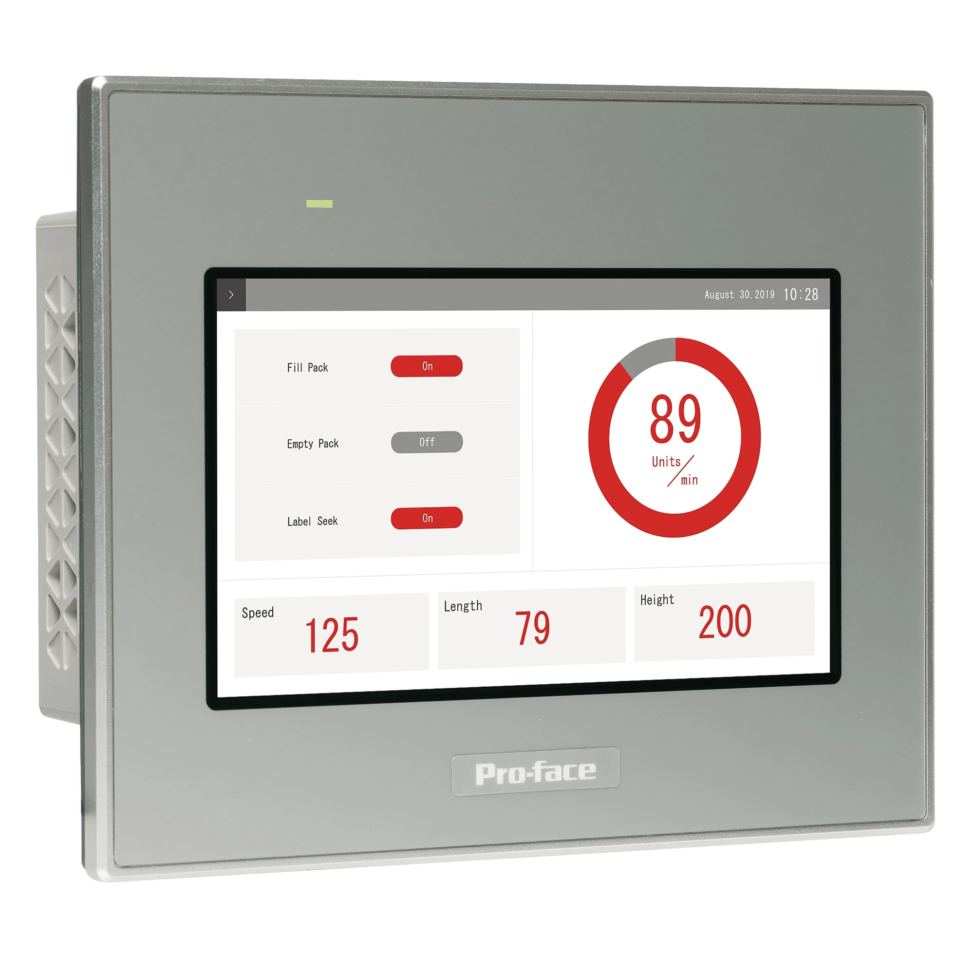 Schneider Electric PFXSTW6200WAD Pro-face STW6000 4"W Basic Web Panel Touch Panel resistive, 1 x Ethernet, USB, Web Browser, HTML5 (img_001)