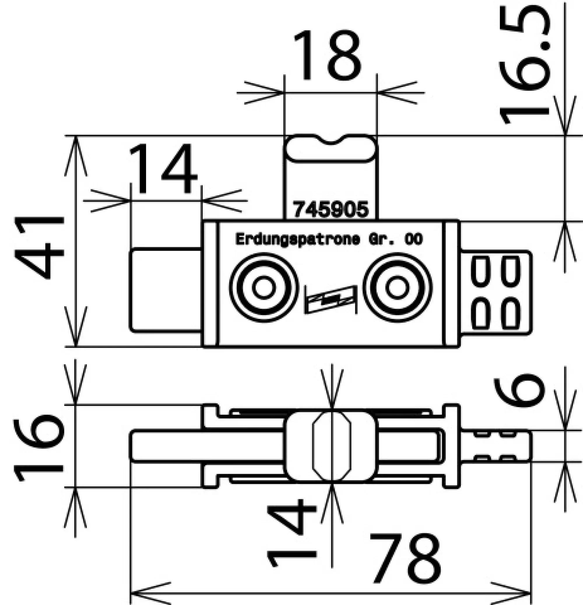 Dehn 745905 Earthing cartridge NH size 00 (img_004)