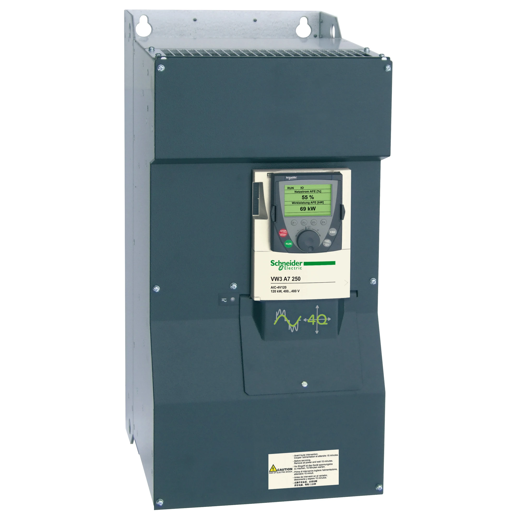 Schneider Electric VW3A7270 Aktiver Einspeisewechselrichter, 145 kW, 500-690 V (img_001) Schneider Electric VW3A7270 Aktiver Einspeisewechselrichter, 145 kW, 500-690 V (img_001)