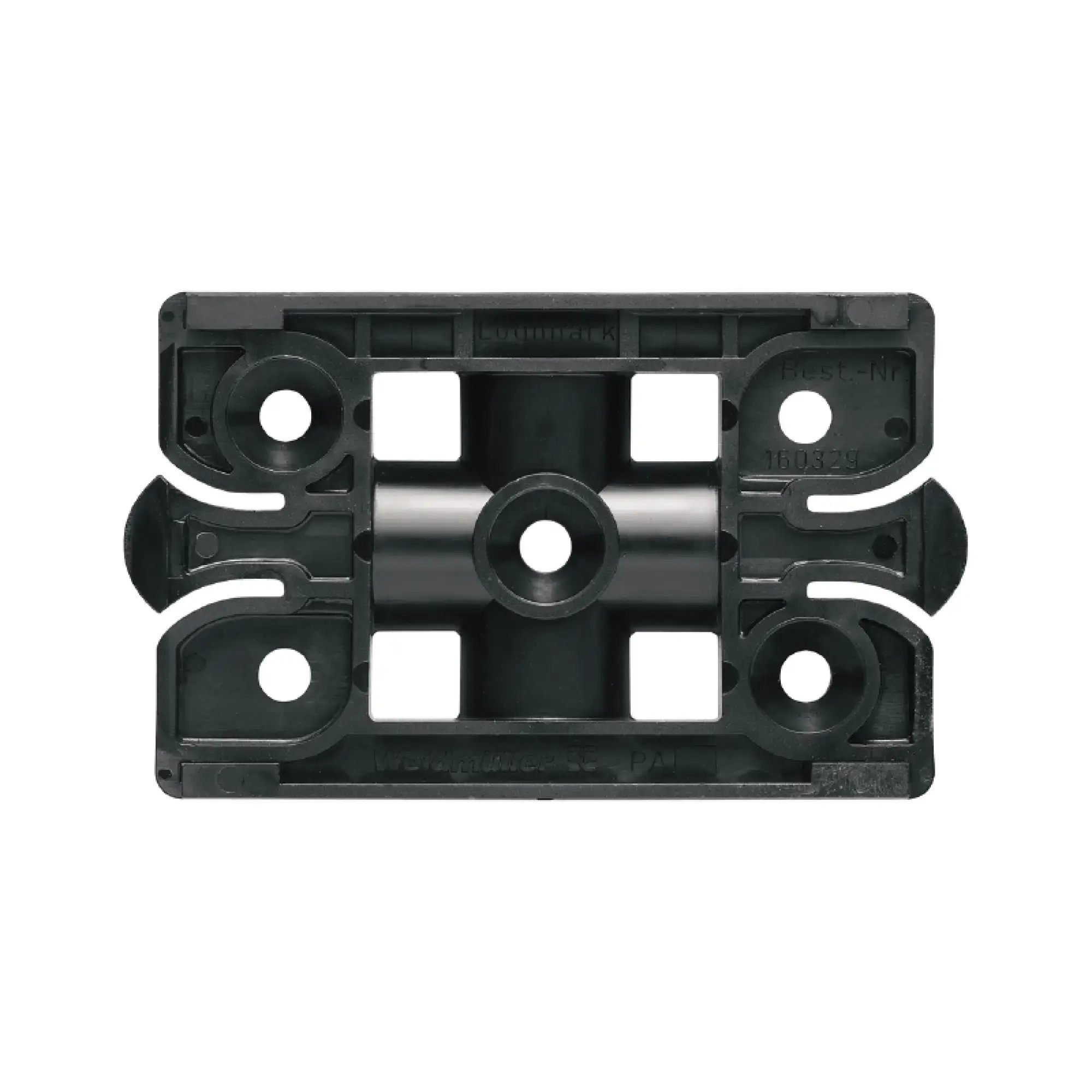 Weidmüller 1603290000 Device marking holder, Width: 58 mm, black, Polyamide 66, UL 94 flammability rating: V-2, Operating temperature range: -40...100 °C (img_001) Weidmüller 1603290000 Device marking holder, Width: 58 mm, black, Polyamide 66, UL 94 flammability rating: V-2, Operating temperature range: -40...100 °C (img_001)