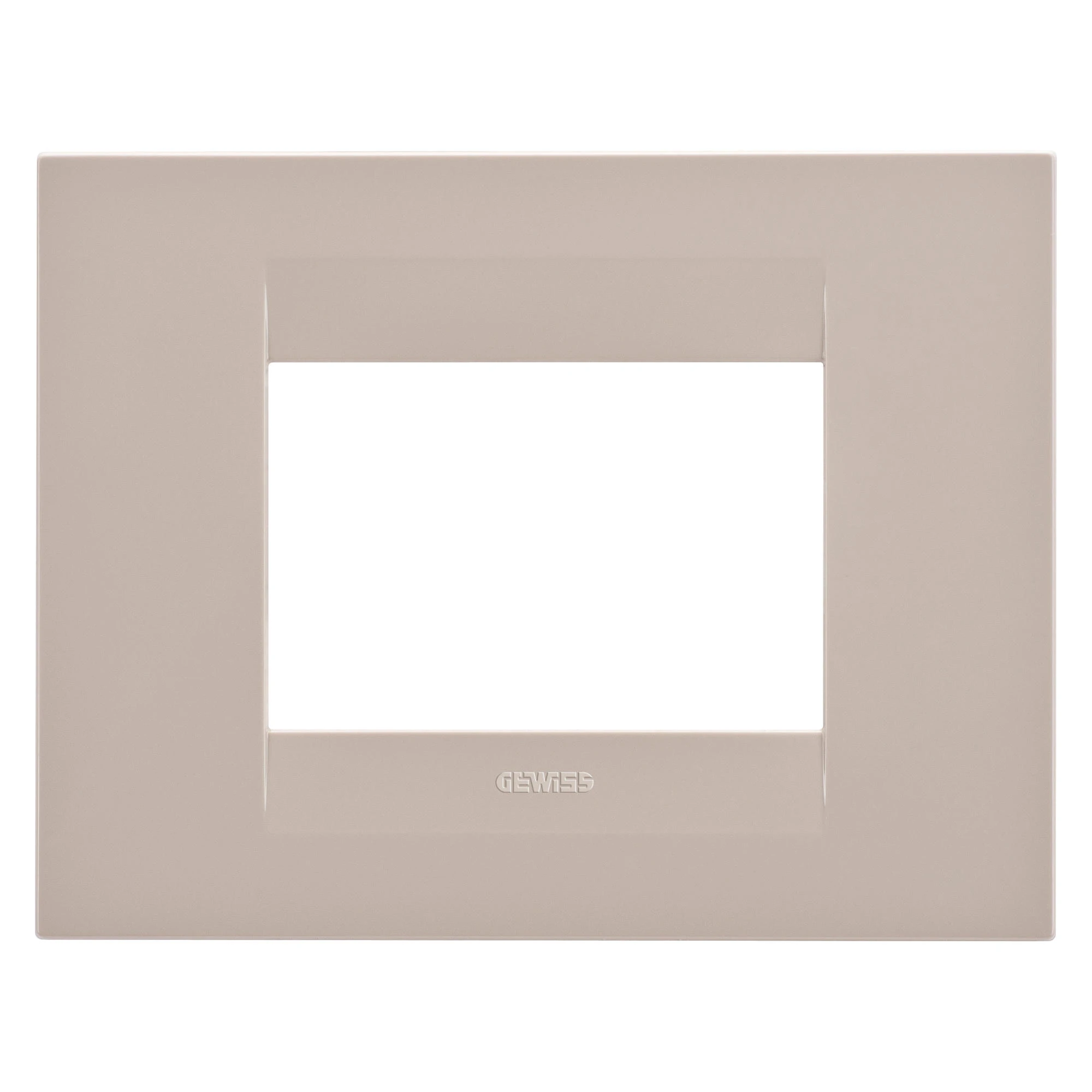 GEWISS GW16403TC GEO PLATE - IN TECHNOPOLYMER - 3 MODULES - HEMP - CHORUSMART (img_001) GEWISS GW16403TC GEO PLATE - IN TECHNOPOLYMER - 3 MODULES - HEMP - CHORUSMART (img_001)