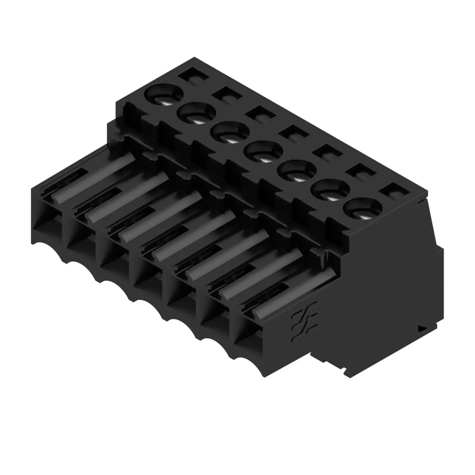 Weidmüller 1610190000 PCB connector (wire connection), 160 V, 17 A, Pitch in mm: 3.50, 1.5 mm², Number of poles: 7, Clamping yoke connection, Box (img_001)