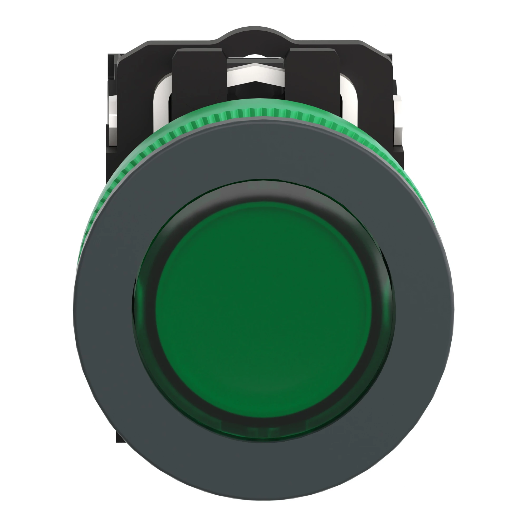 Schneider Electric XB5FW33B5 Illuminated Push Button, Harmony XB5F, Plastic, Antimicrobial, Green, 30mm, Universal LED, 1NC + 1NO, 24V ACDC (img_003)