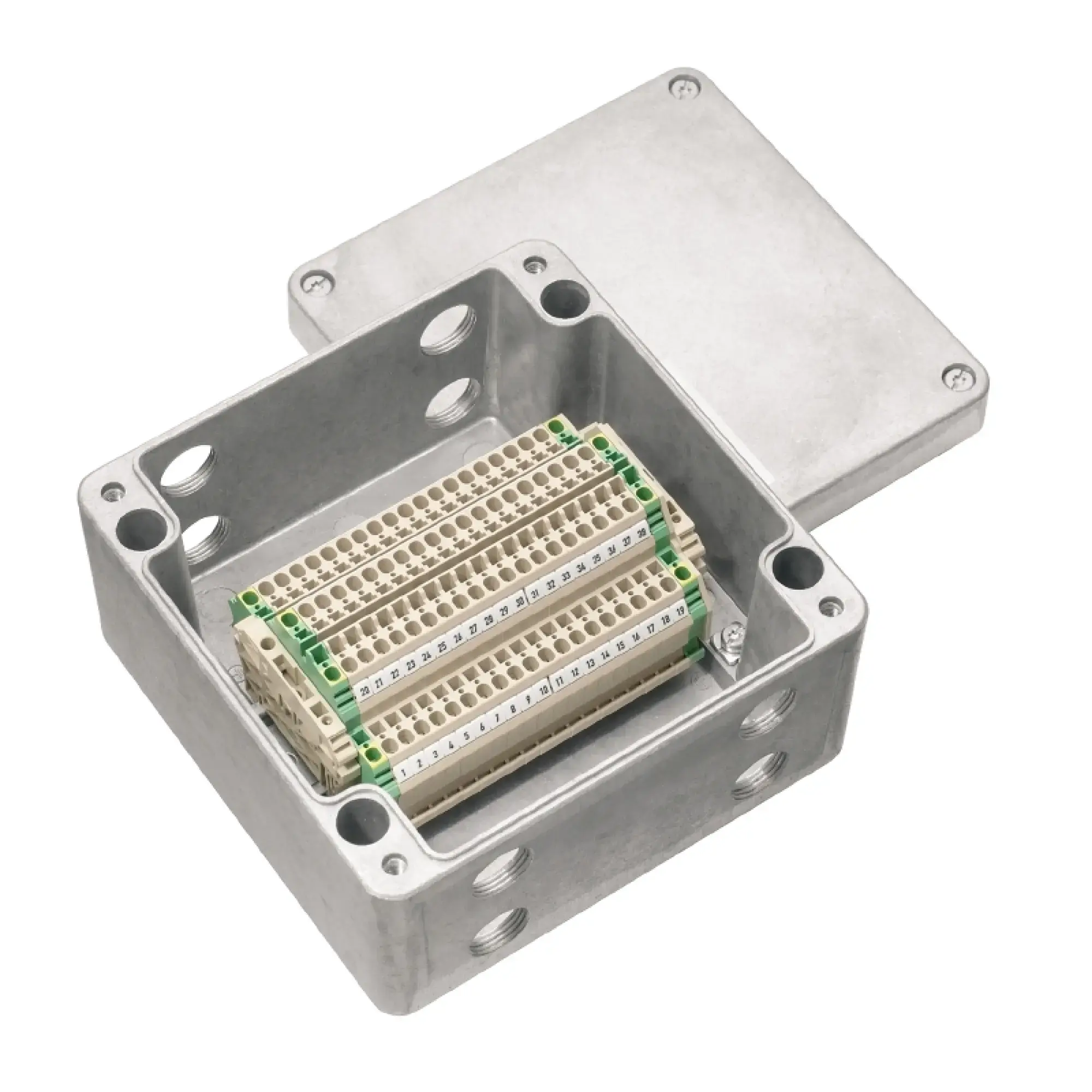 Weidmüller 8000004221 Atex metal enclosure assembled, Aluminium AlSi12, 160 x 160 x 91 mm (img_001)